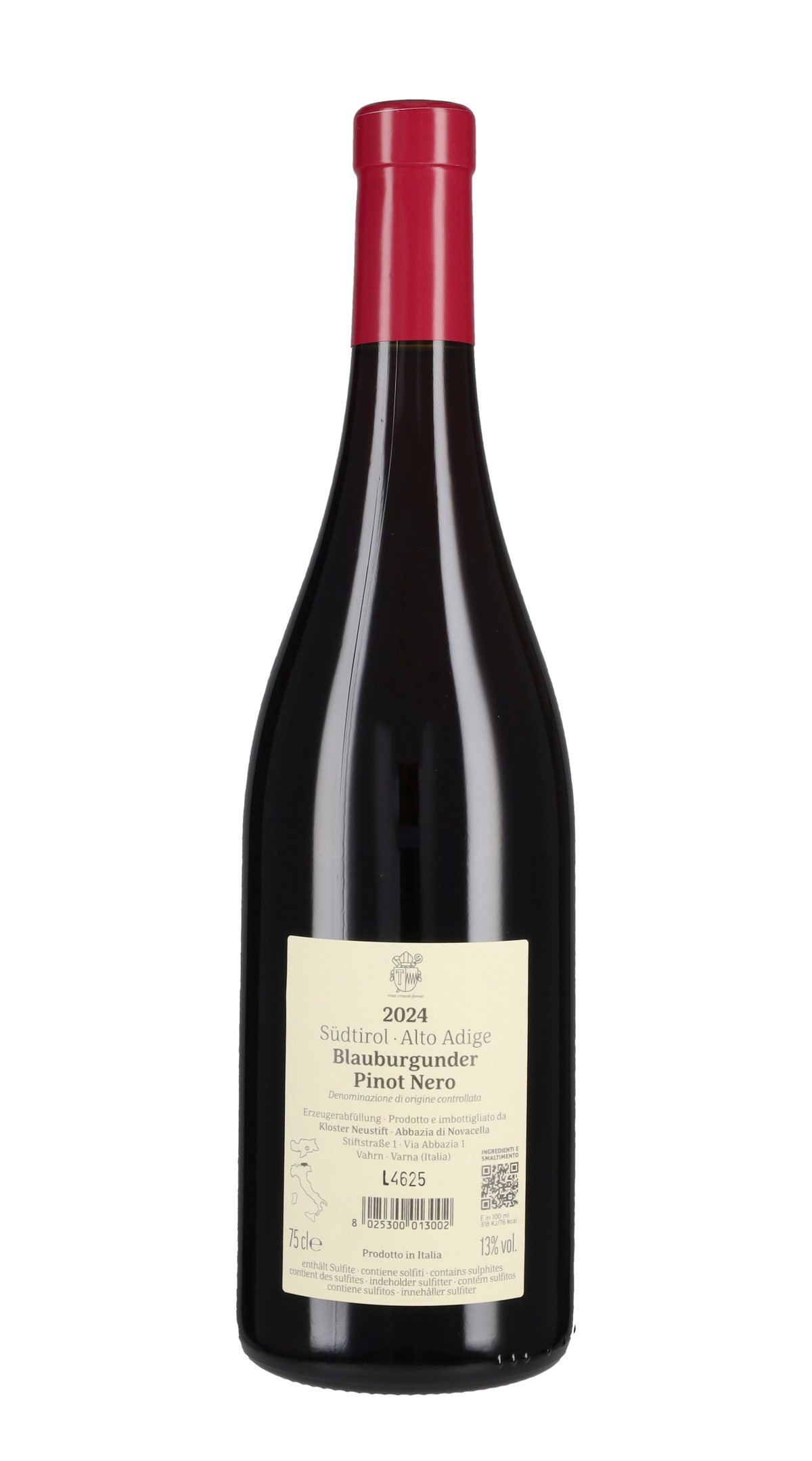 Pinot Nero Abbazia di Novacella 2025