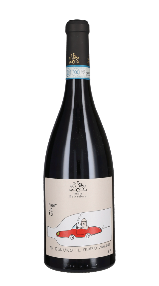 Pinot Nero 'Ad ognuno il proprio viaggio' Tenuta Belvedere 2015
