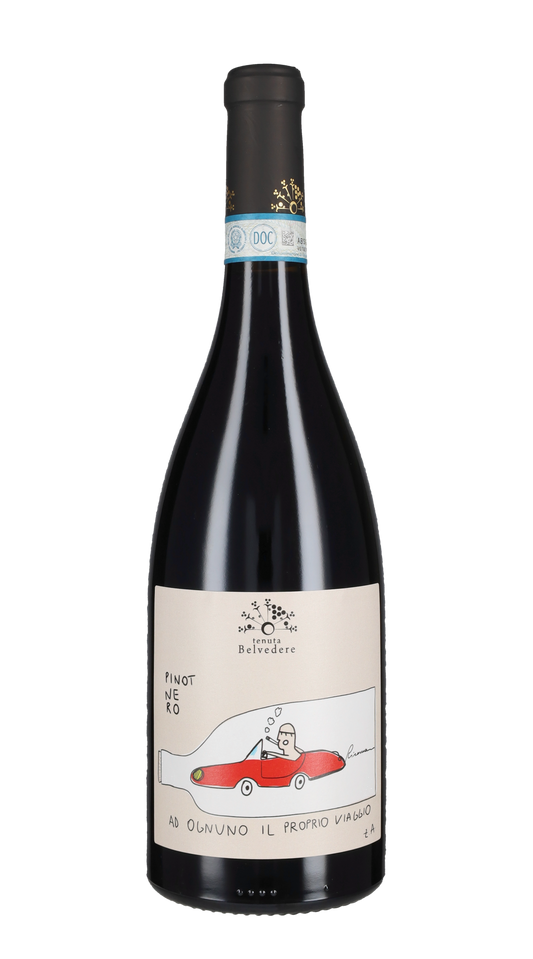 Pinot Nero 'Ad ognuno il proprio viaggio' Tenuta Belvedere 2016
