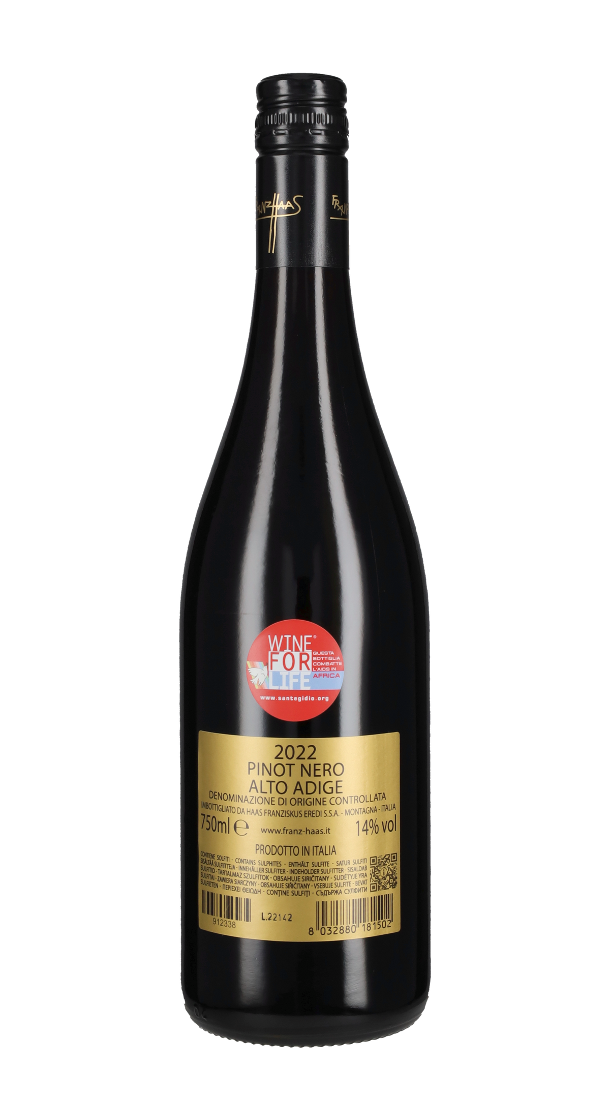 Pinot Nero 'Schweizer' Franz Haas 2022 (tappo stelvin)