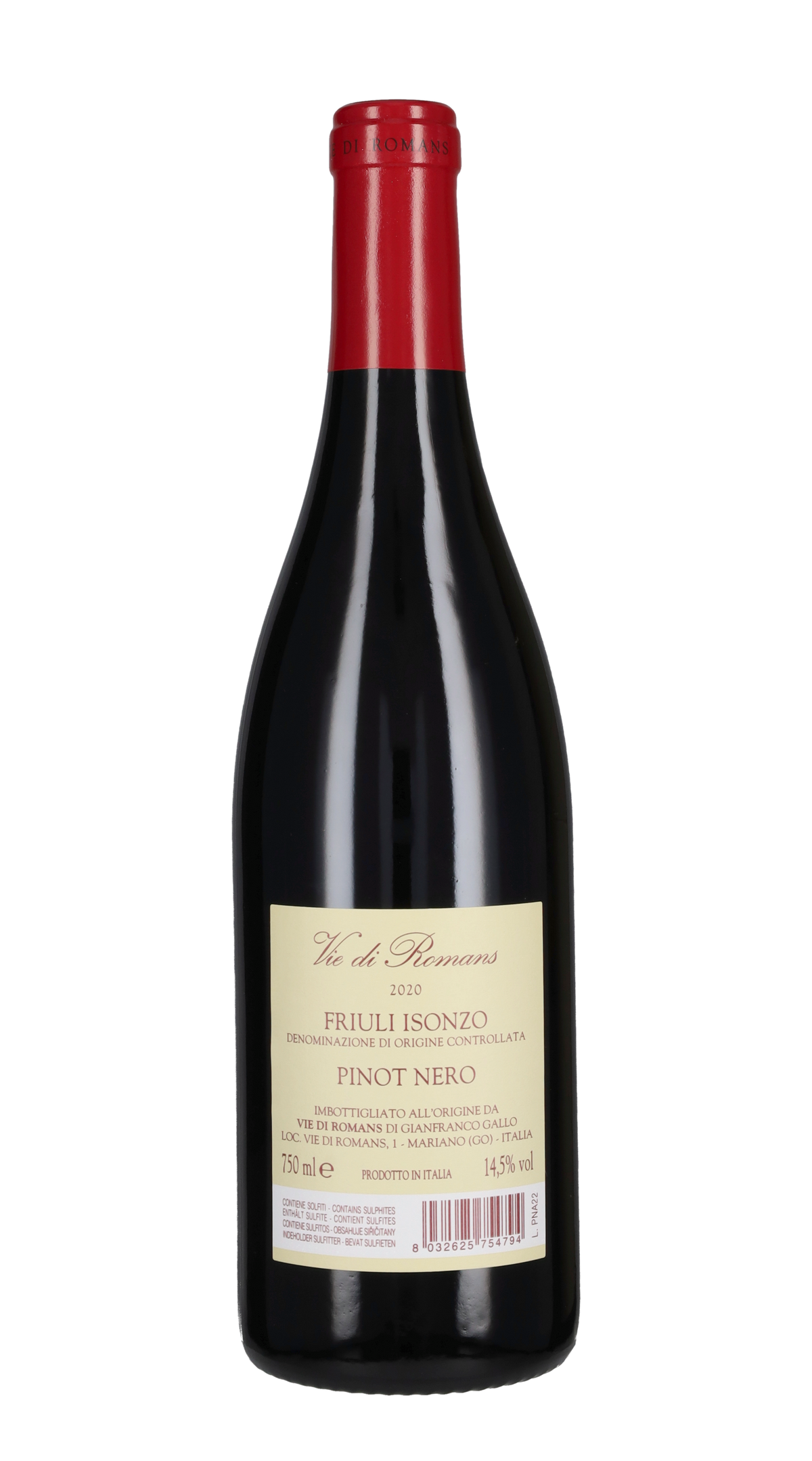 Pinot Nero Vie di Romans 2020