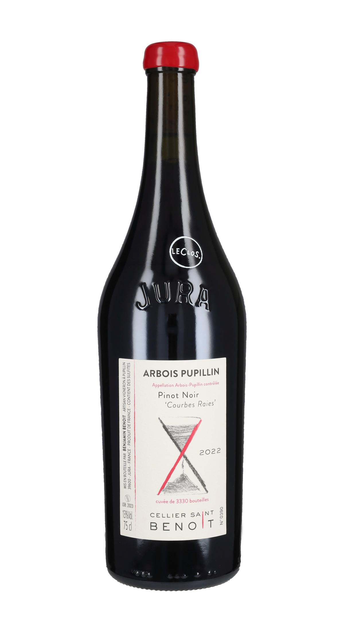 Pinot Noir 'Courbes Raies' Cellier Saint Benoit 2022