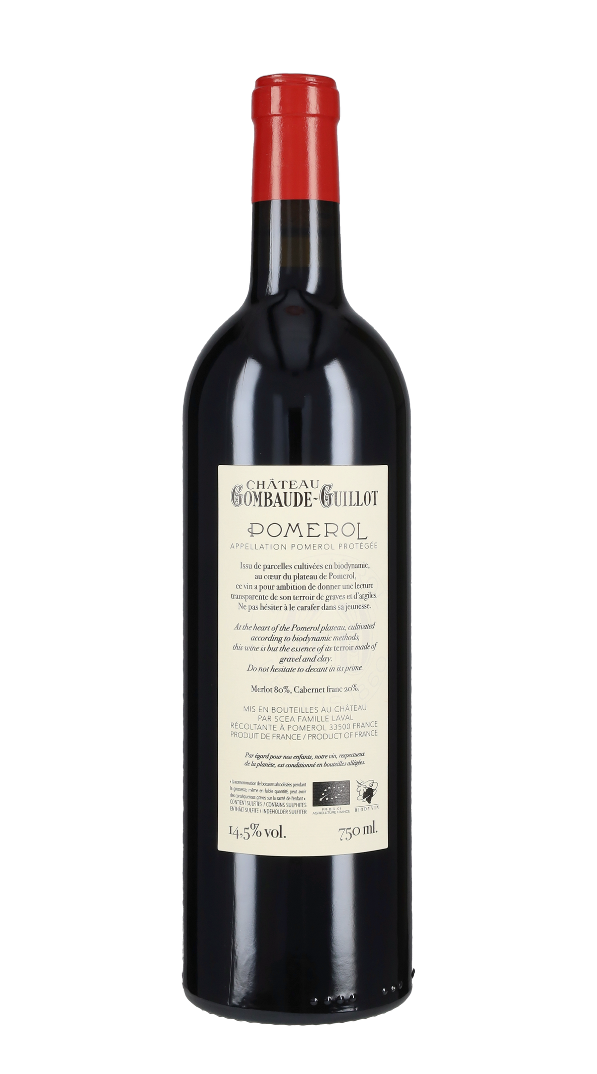 Pomerol Chateau Gombaude Guillot 2019