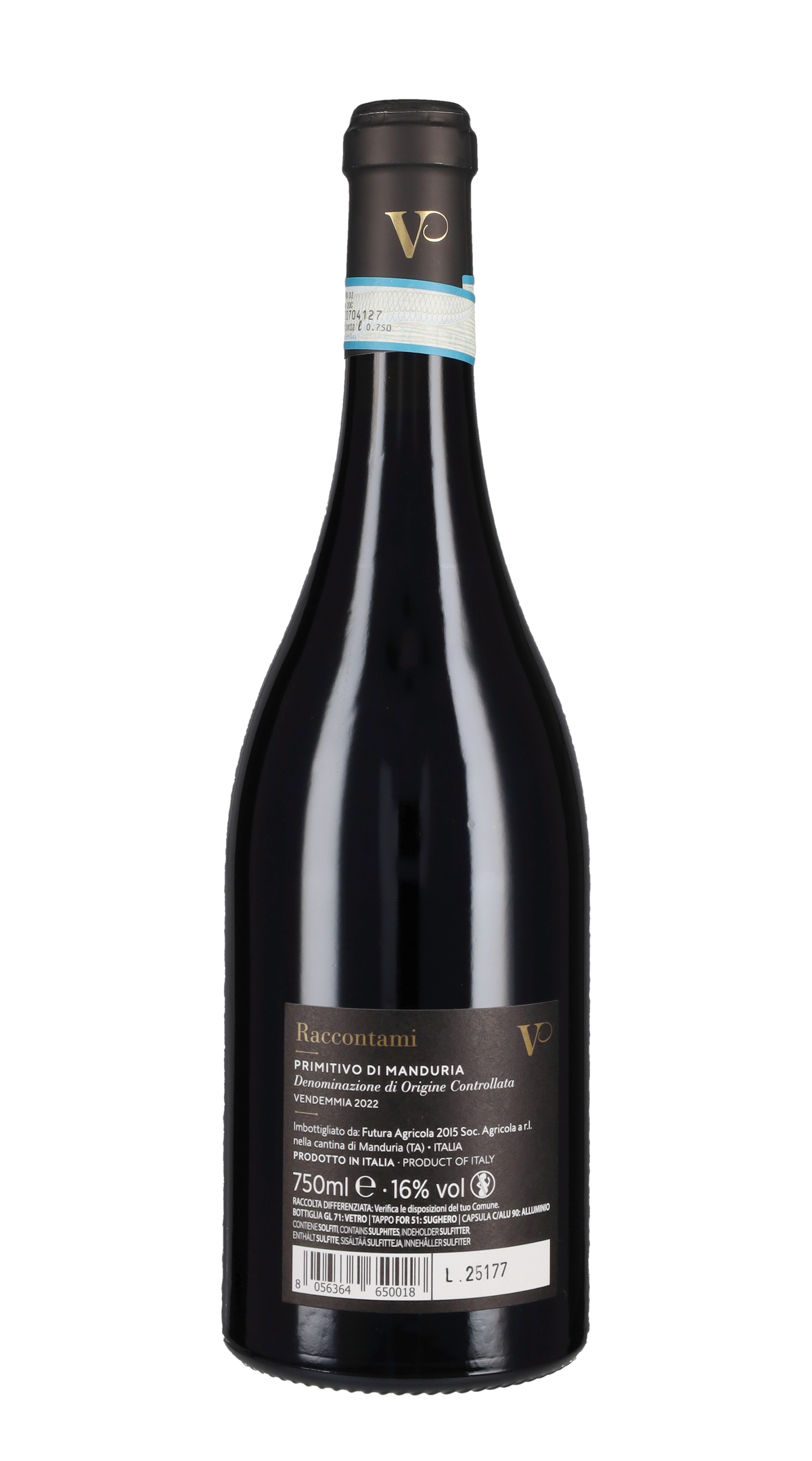 Primitivo di Manduria 'Raccontami' Vespa 2022
