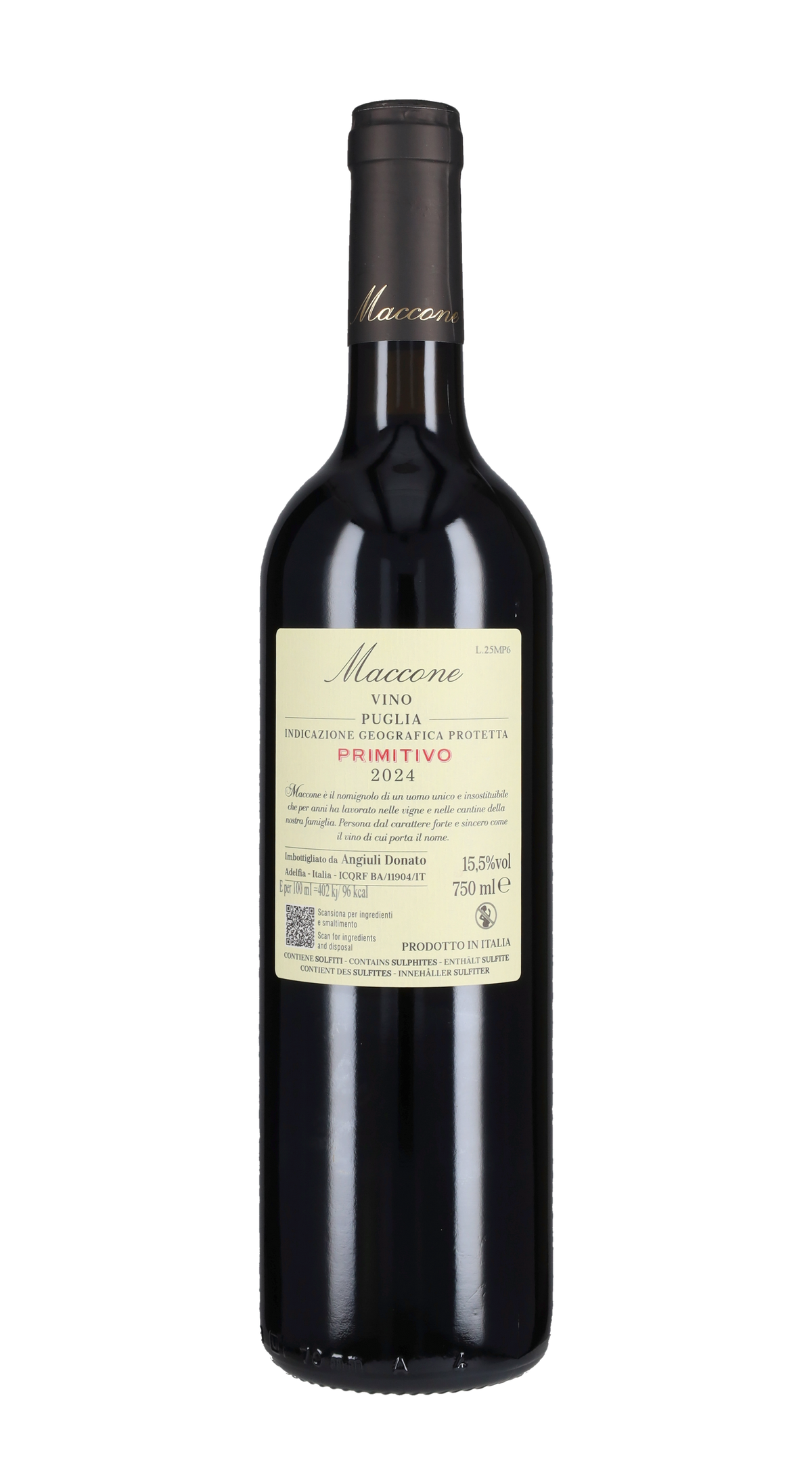 Primitivo 'Maccone' Donato Angiuli 2024