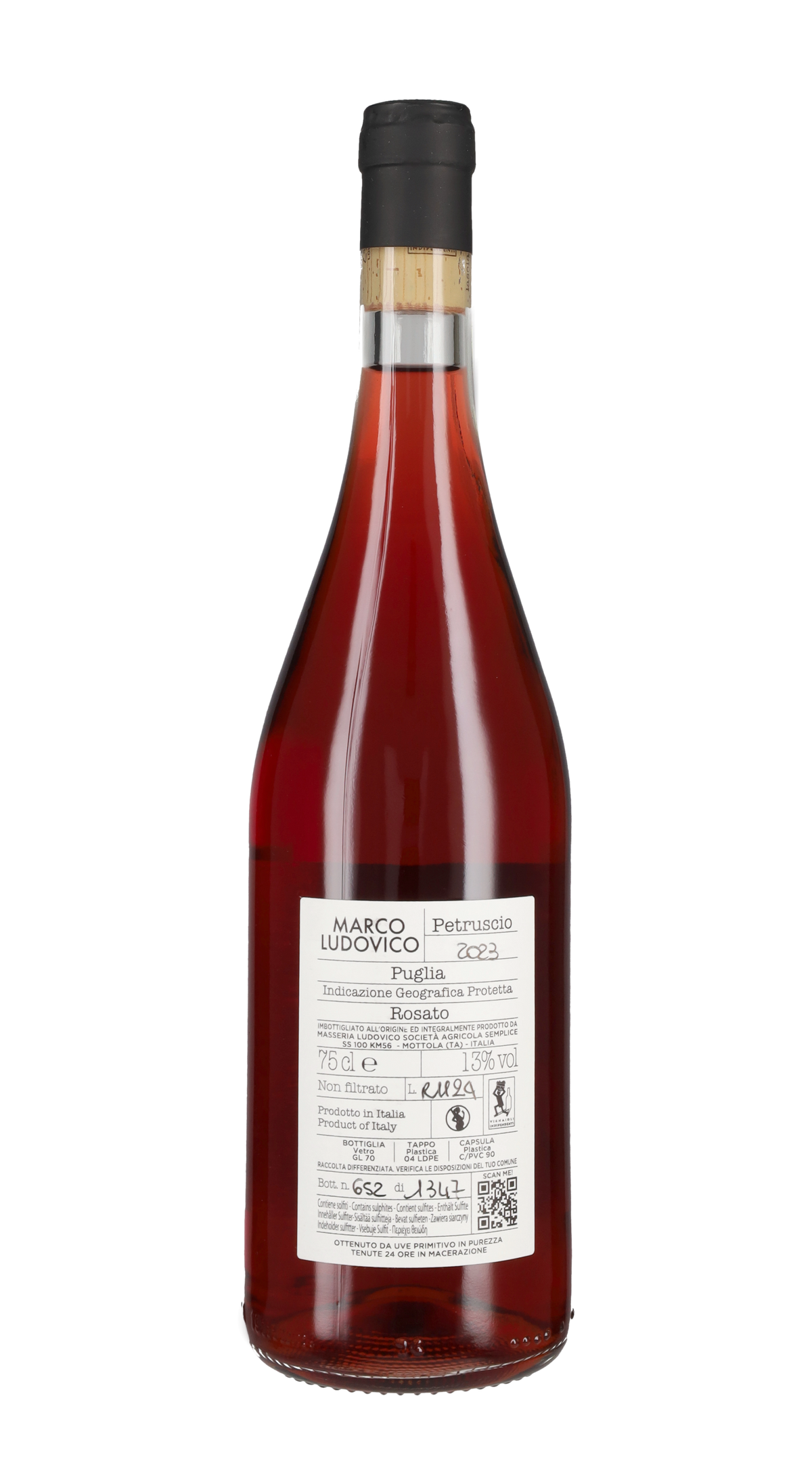 Primitivo Rosato 'Petruscio' Marco Ludovico 2024