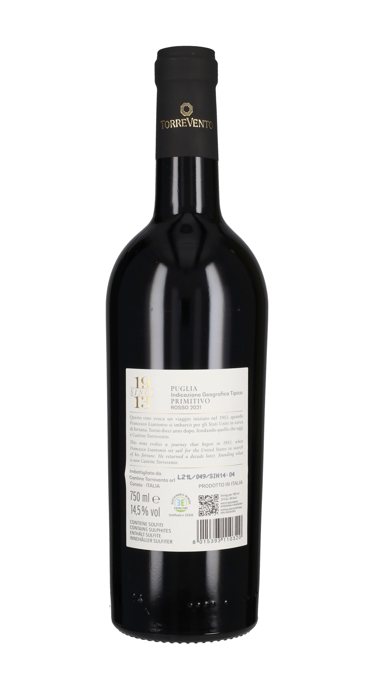 Primitivo 'Since 1913' Torrevento 2021