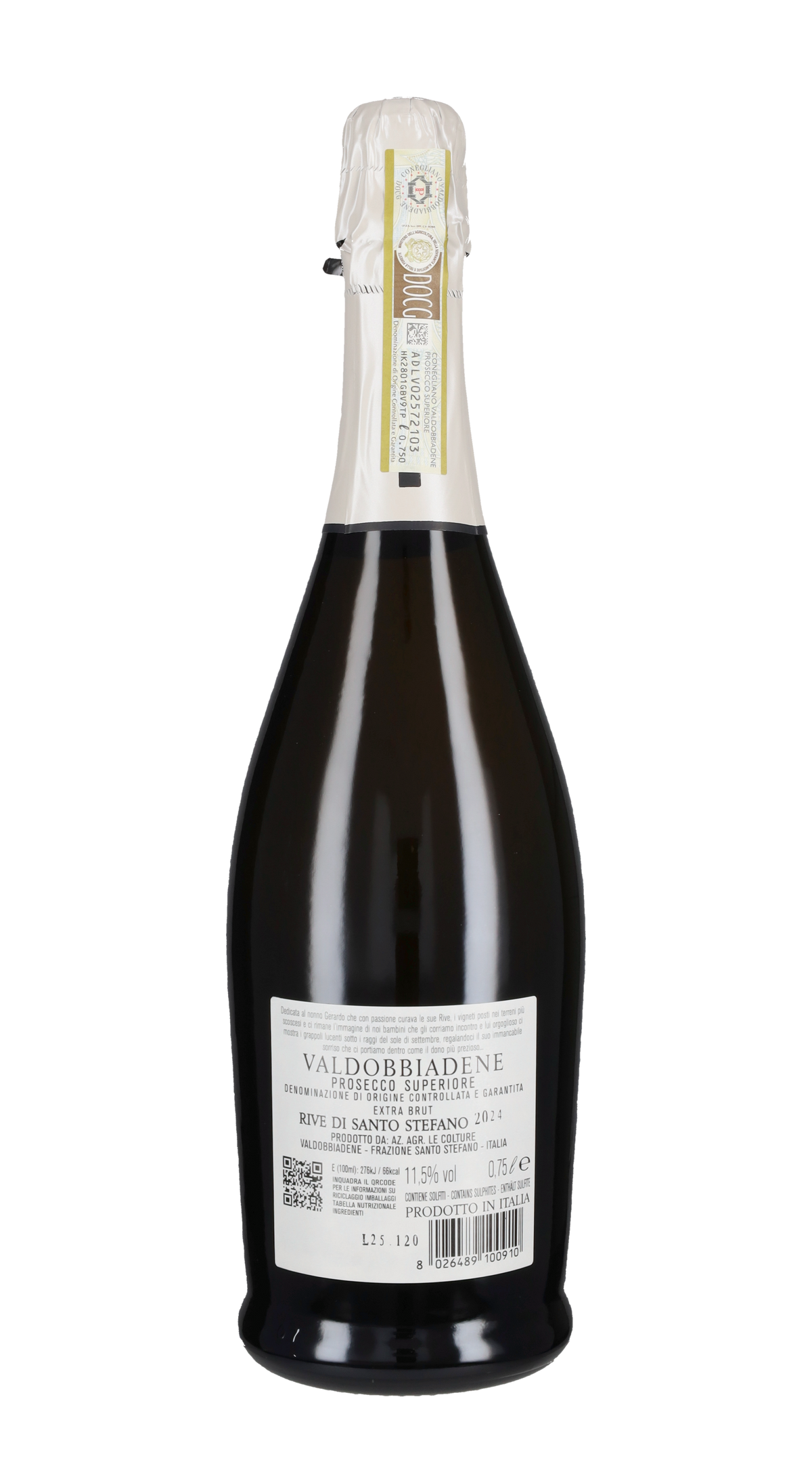 Prosecco di Valdobbiadene Extra Brut Rive di Santo Stefano 'Gerardo' Le Colture