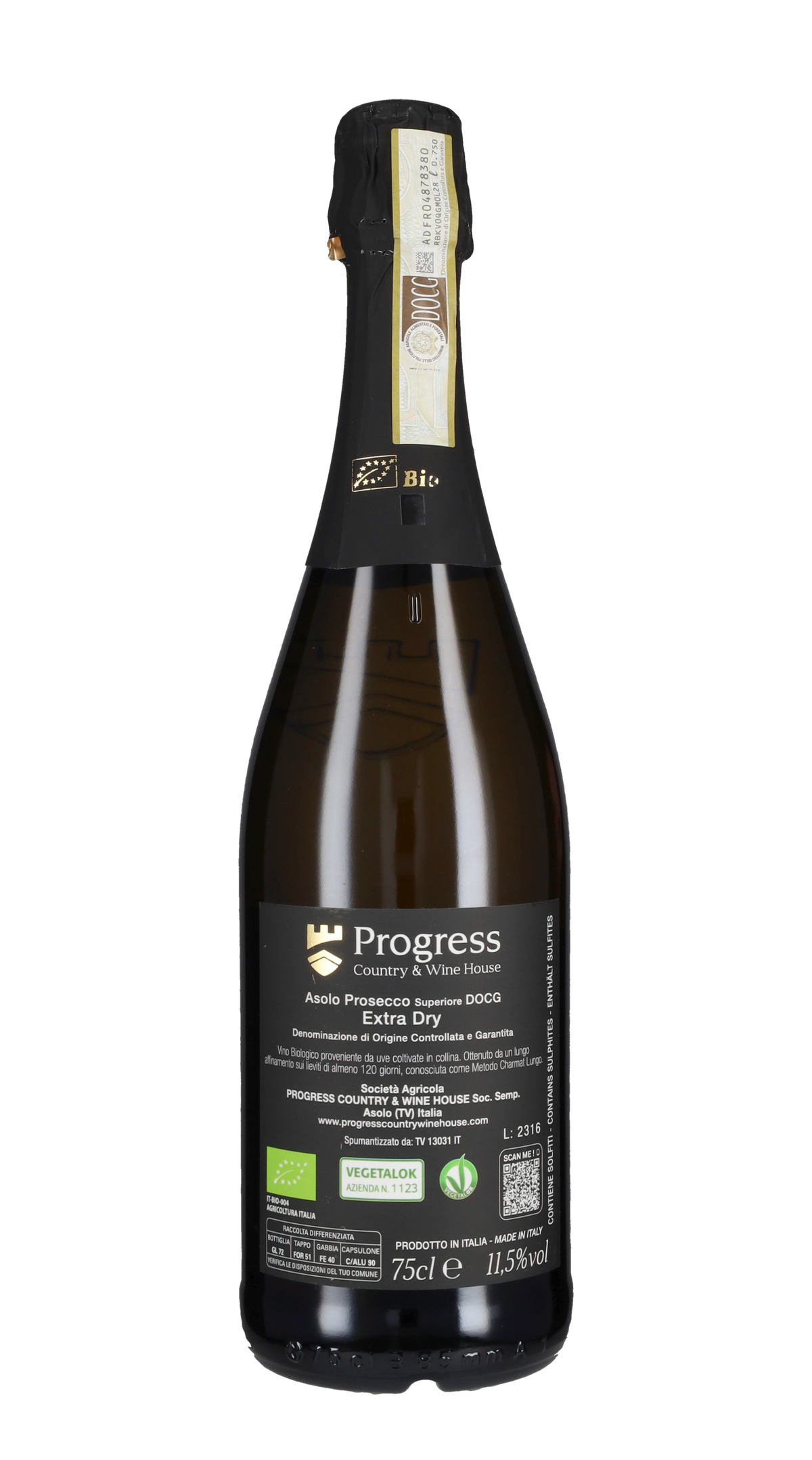 Prosecco Superiore Extra Dry Asolo 'Col del Sol' Tenuta d'Asolo Progress	