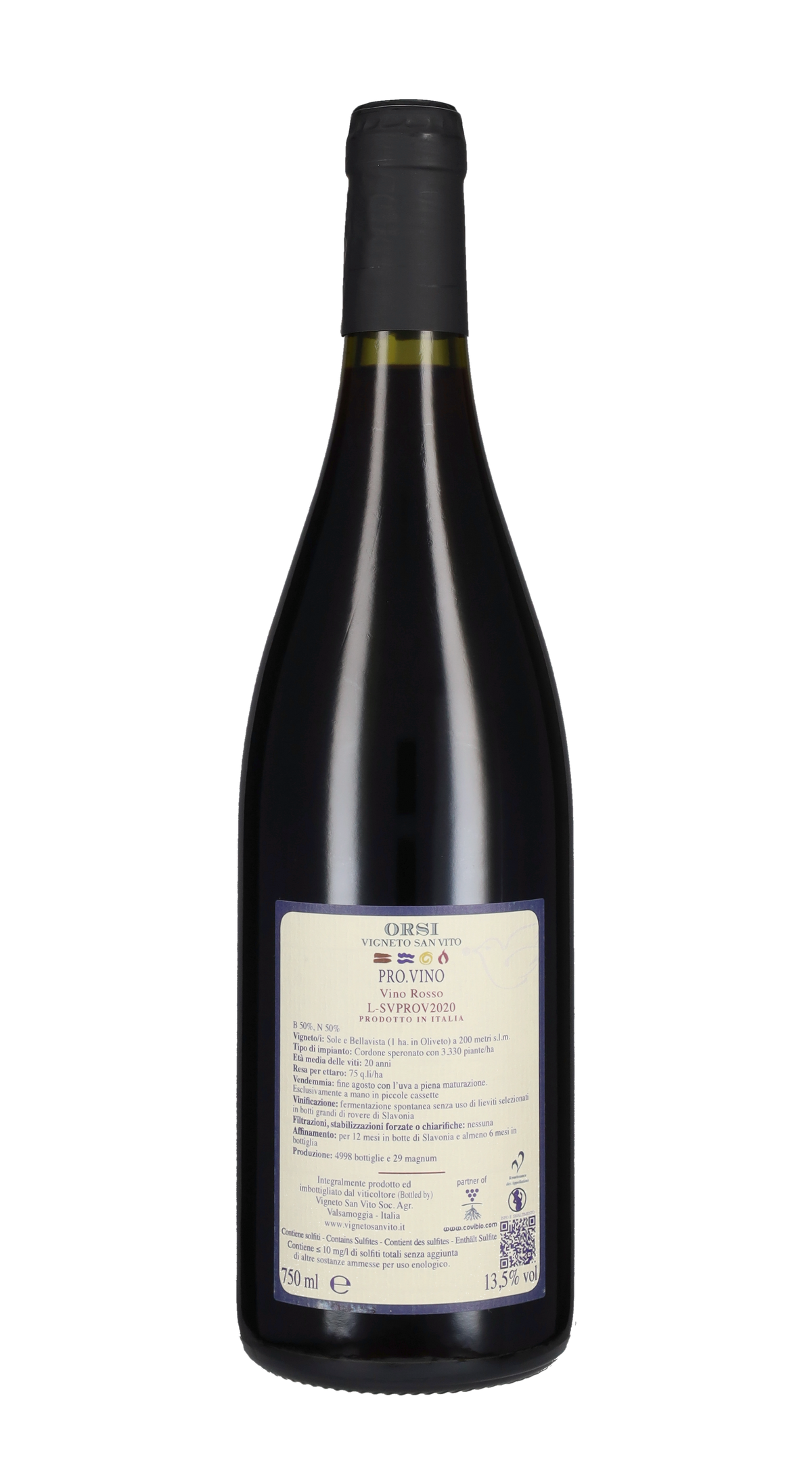 Pro.Vino' Orsi - Vigneto San Vito 2020