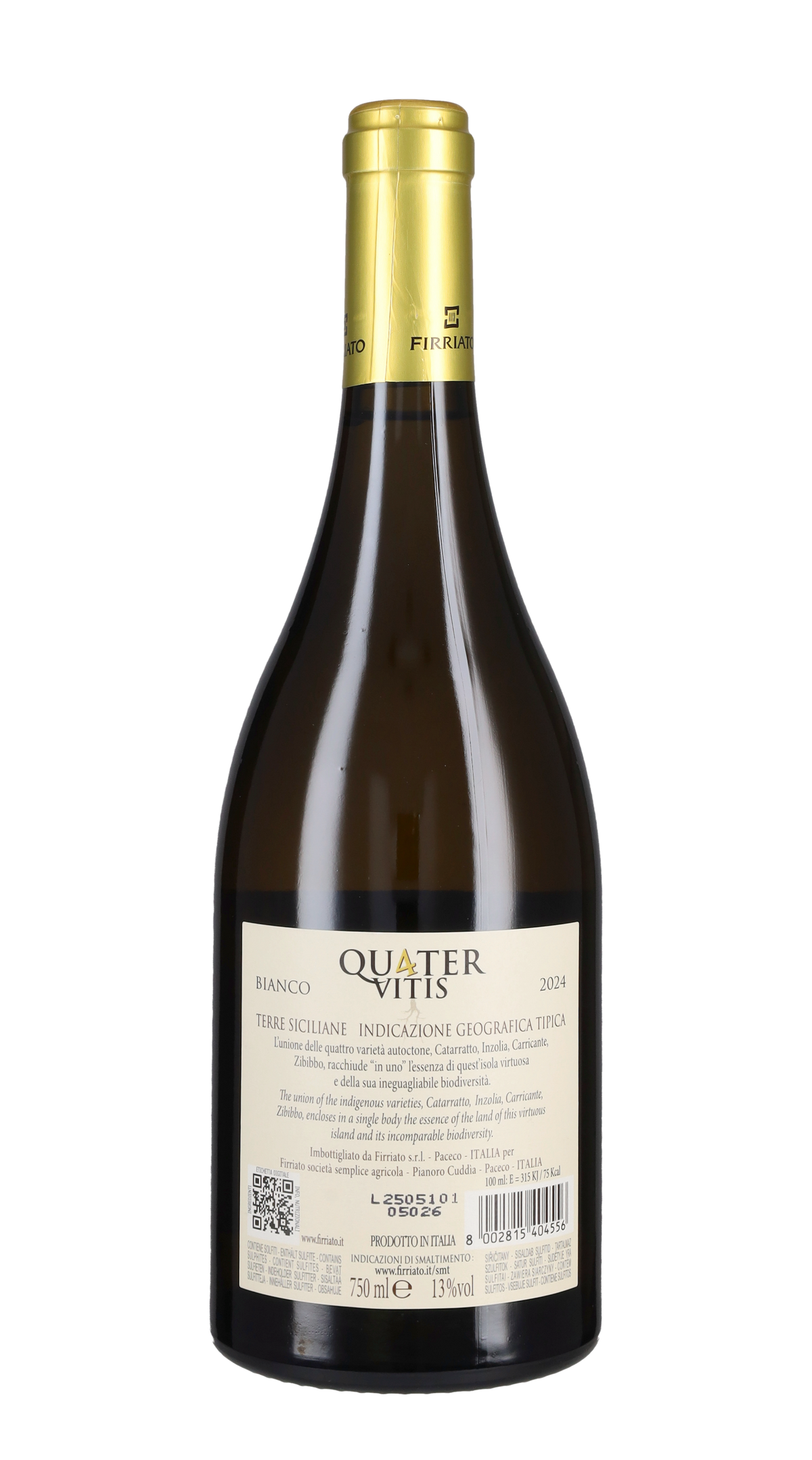 Quater Vitis' Bianco Firriato 2024