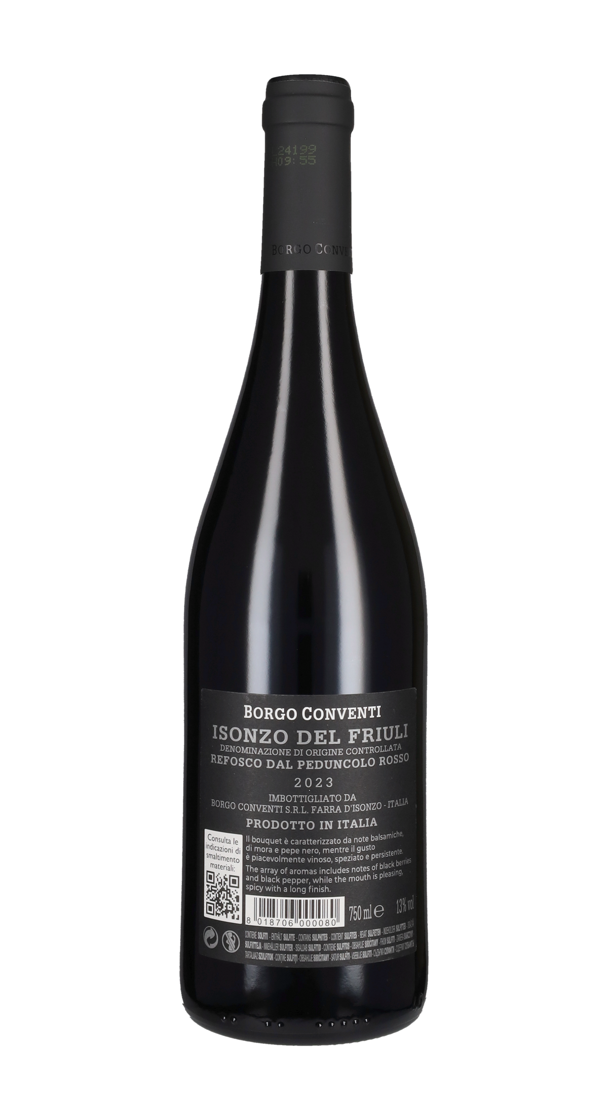 Refosco dal Peduncolo Rosso Borgo Conventi 2023
