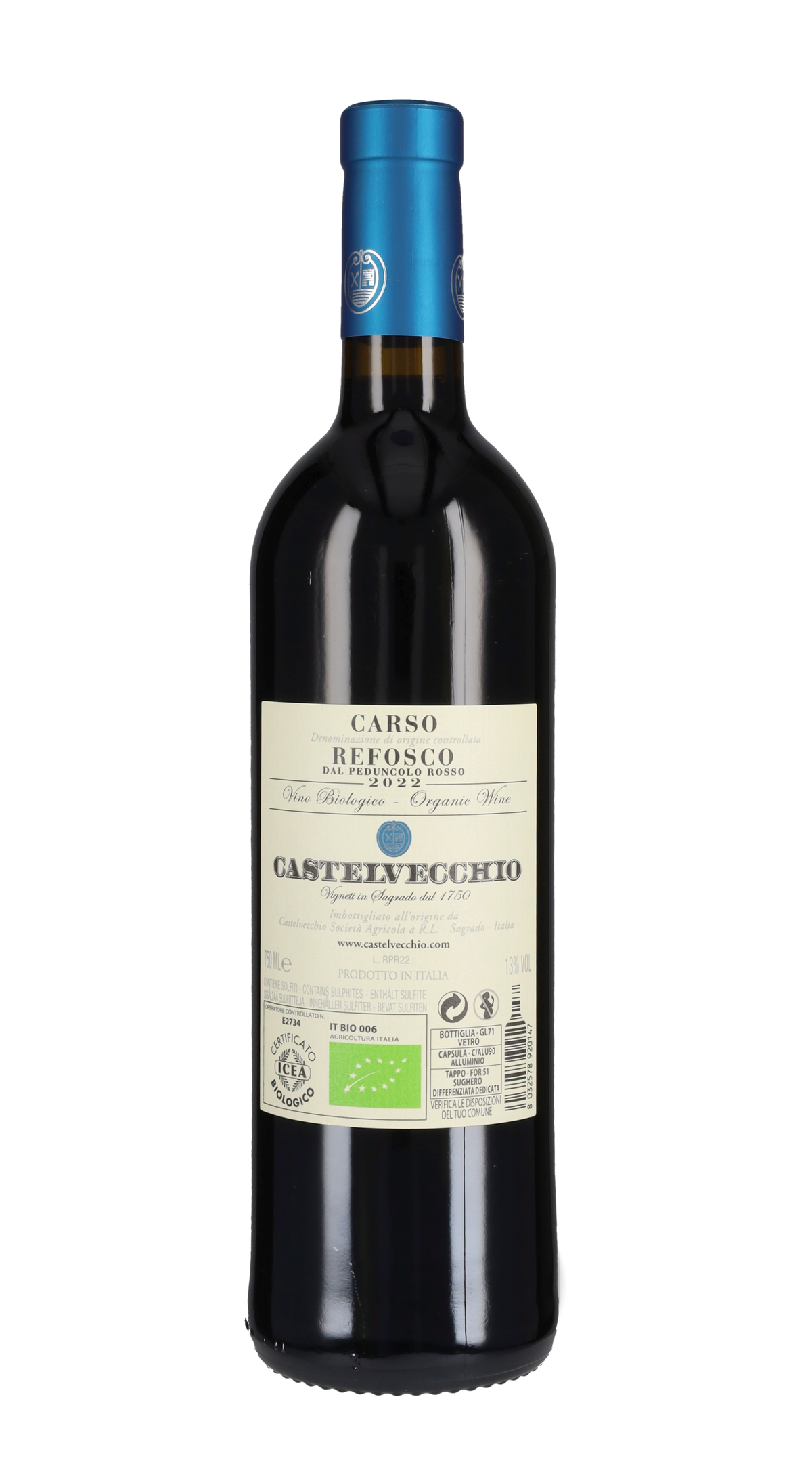 Refosco dal Peduncolo Rosso Castelvecchio 2022