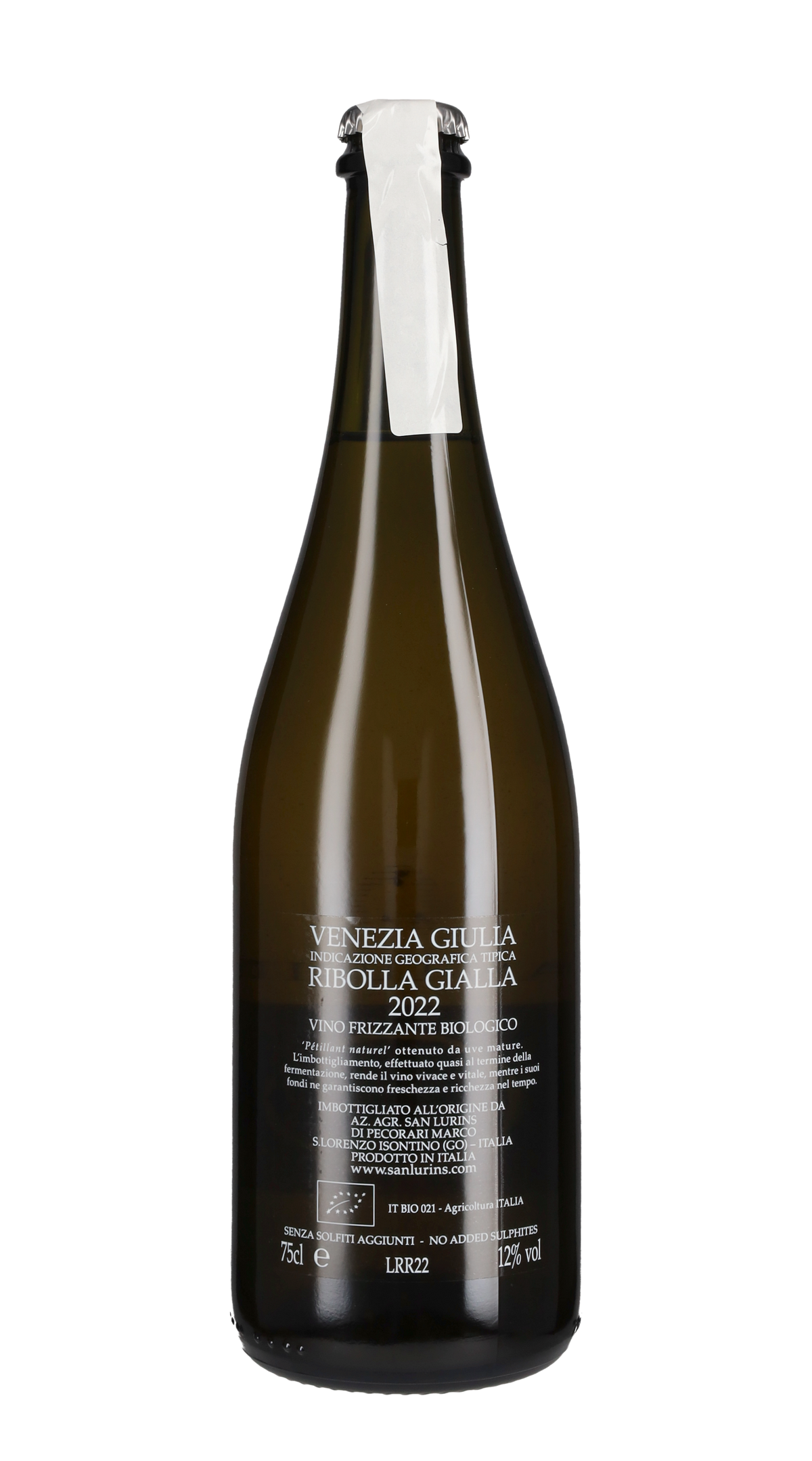 Ribolla Gialla Frizzante Pet-Nat San Lurins 2022