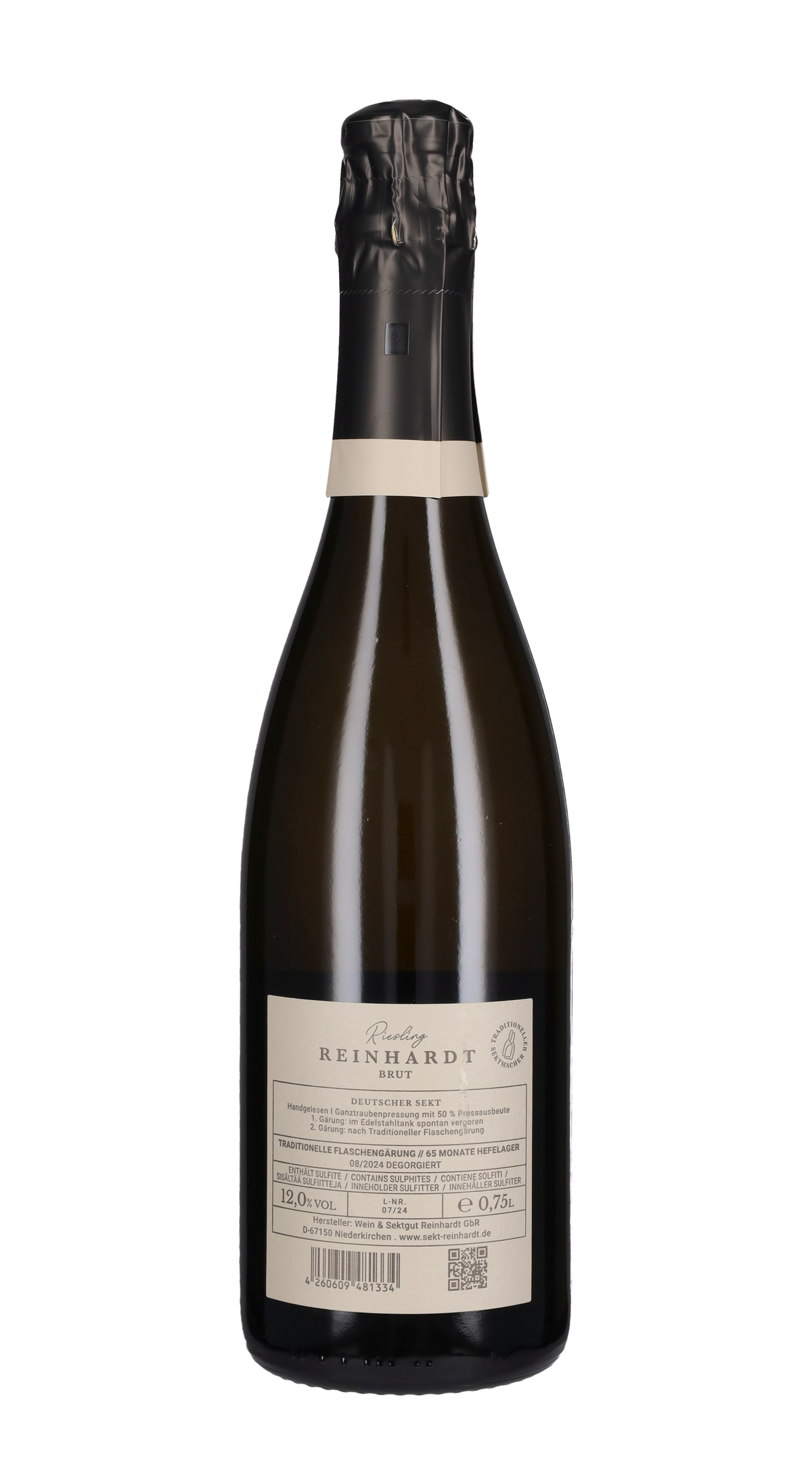 Riesling Sekt Brut Weingut Reinhardt