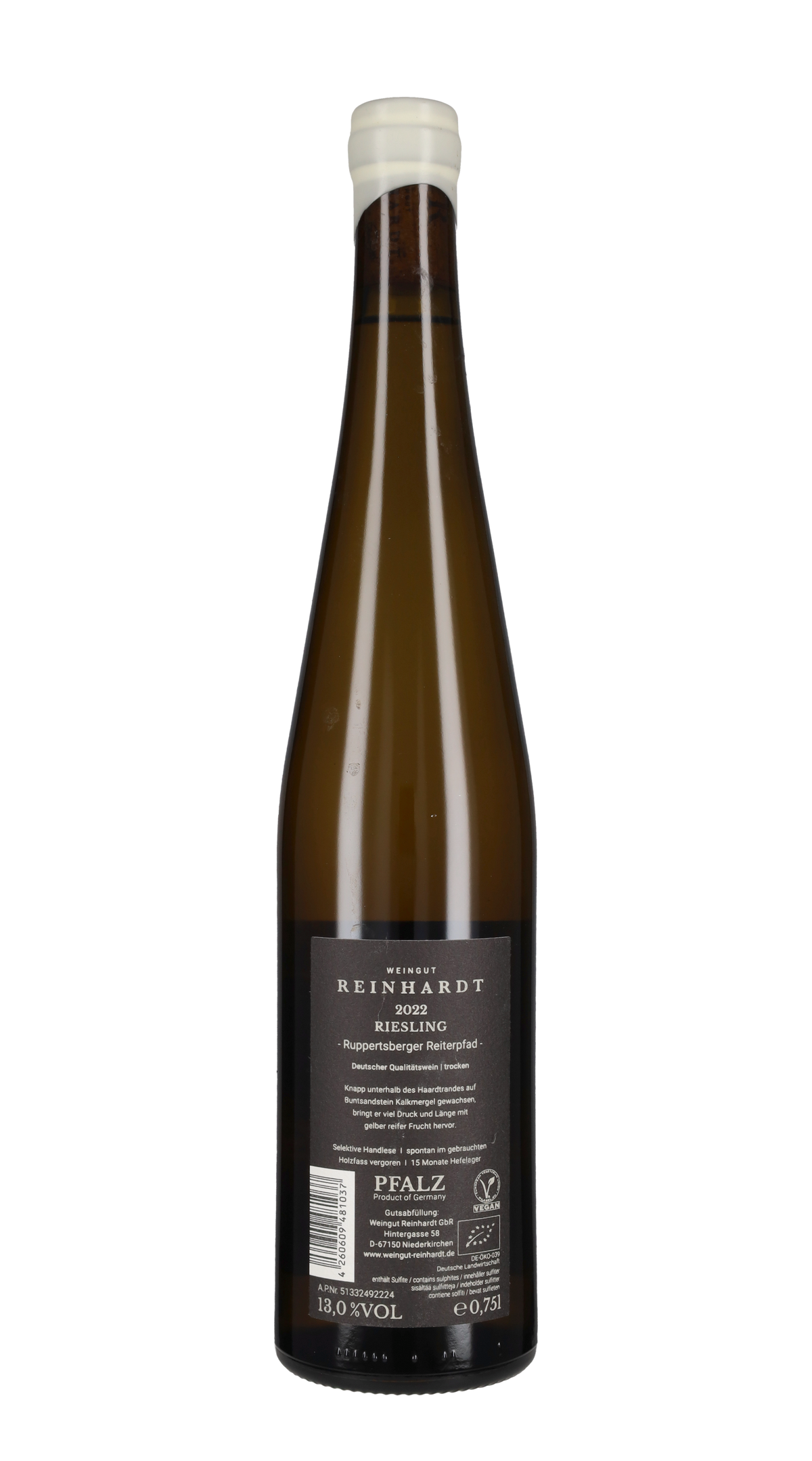 Riesling Trocken Lagenwein Ruppertsberger Reiterpfad Weingut Reinhardt 2022