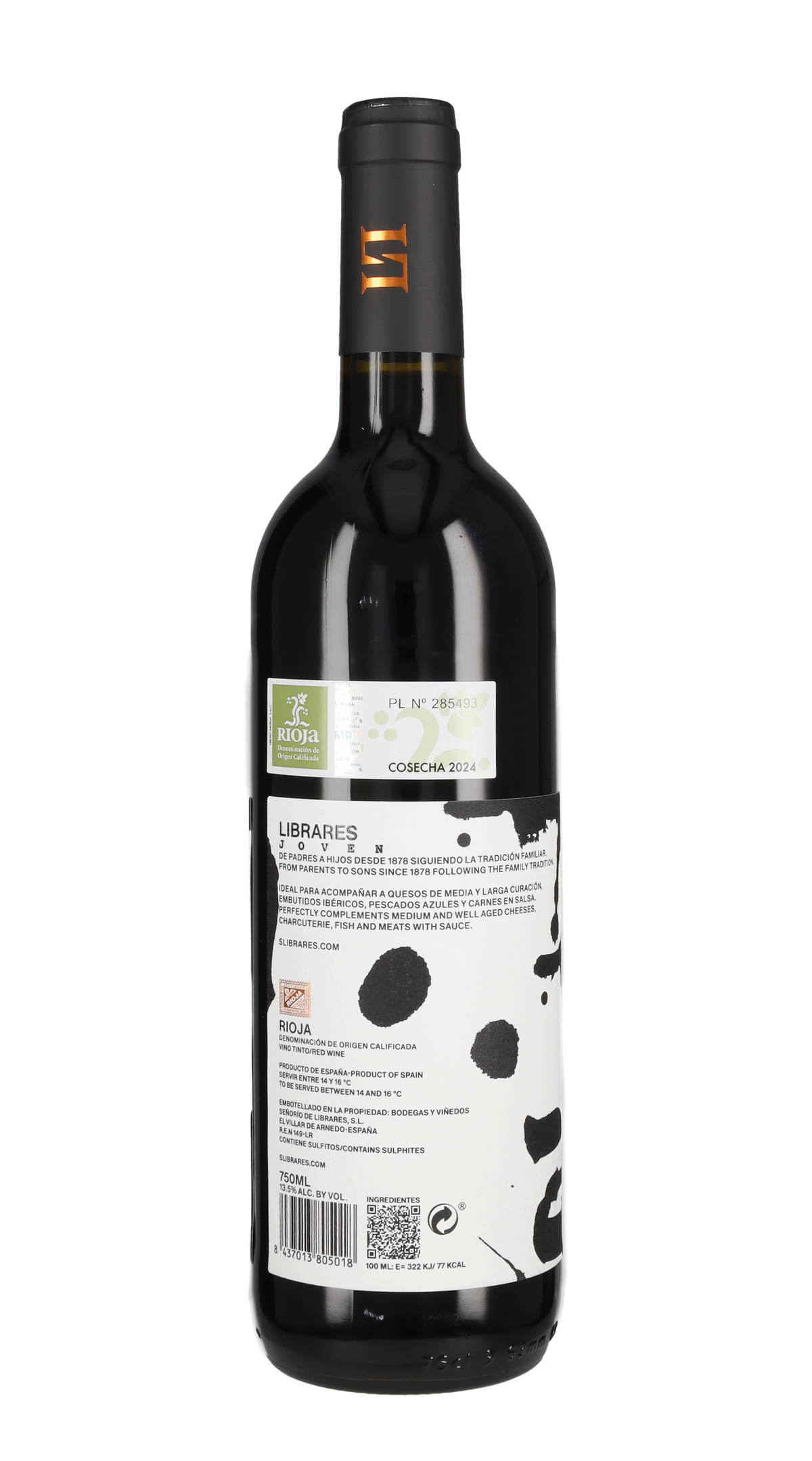 Rioja Joven Señorio De Librares 2024