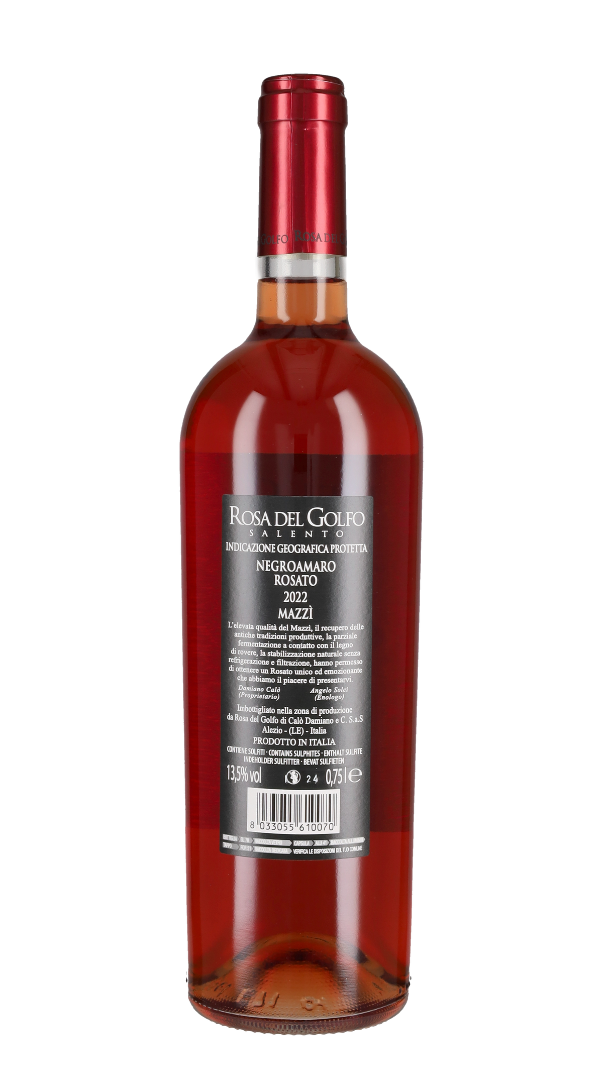 Rosato del Salento 'Mazzì' Rosa del Golfo 2022