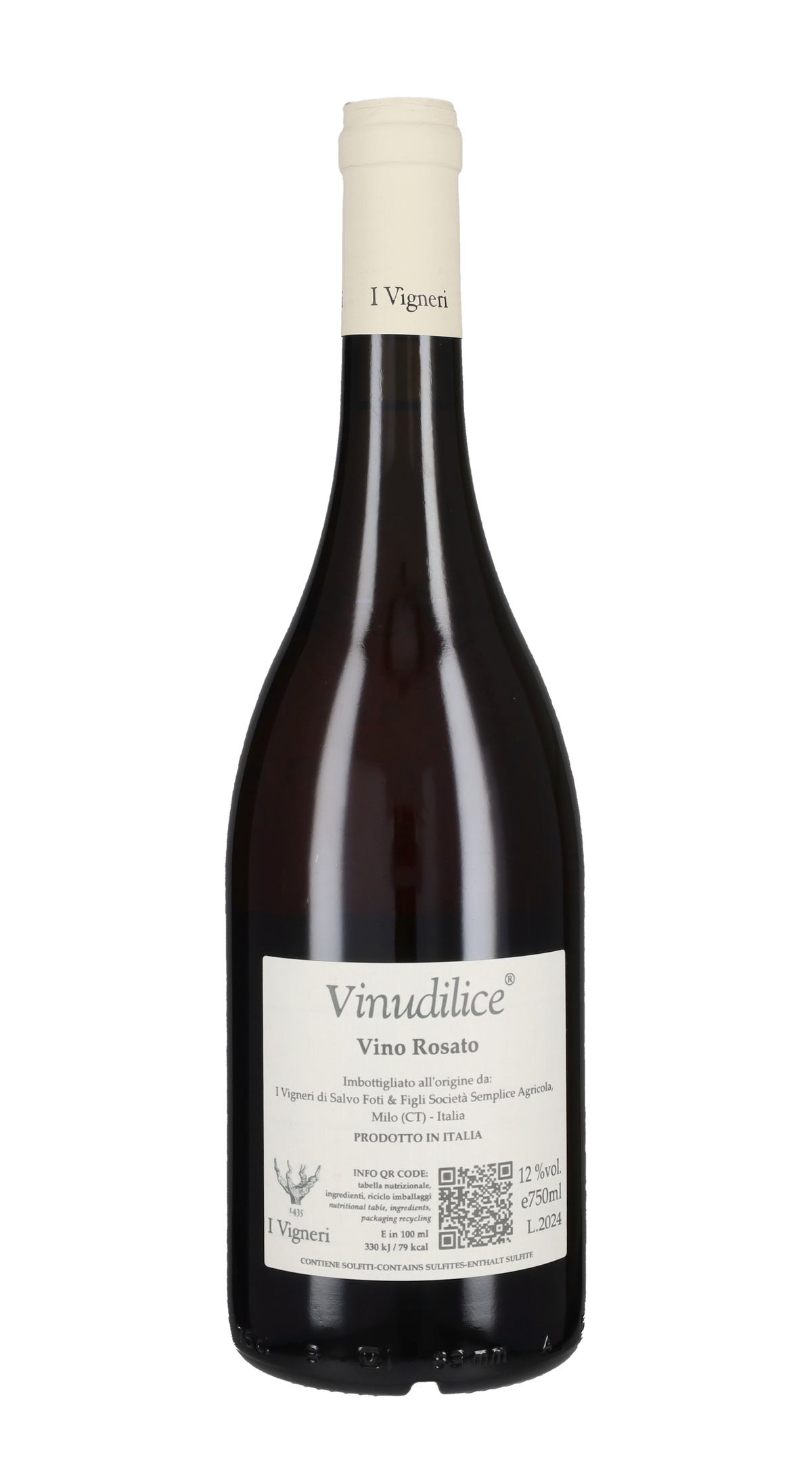 Rosato 'Vinudilice' I Vigneri 2024