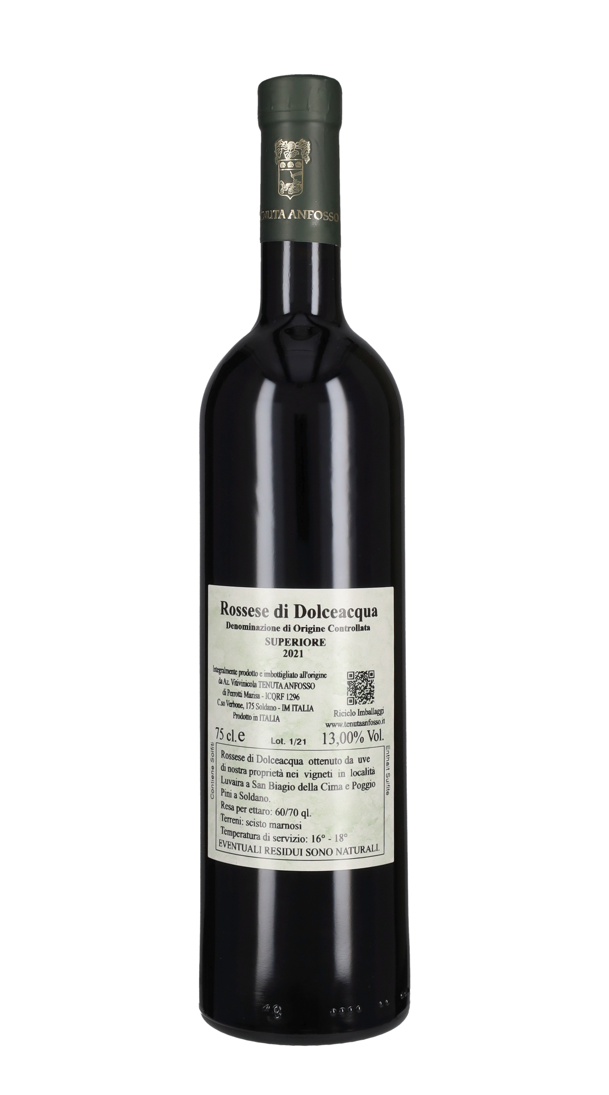 Rossese di Dolceacqua Superiore Tenuta Anfosso 2022