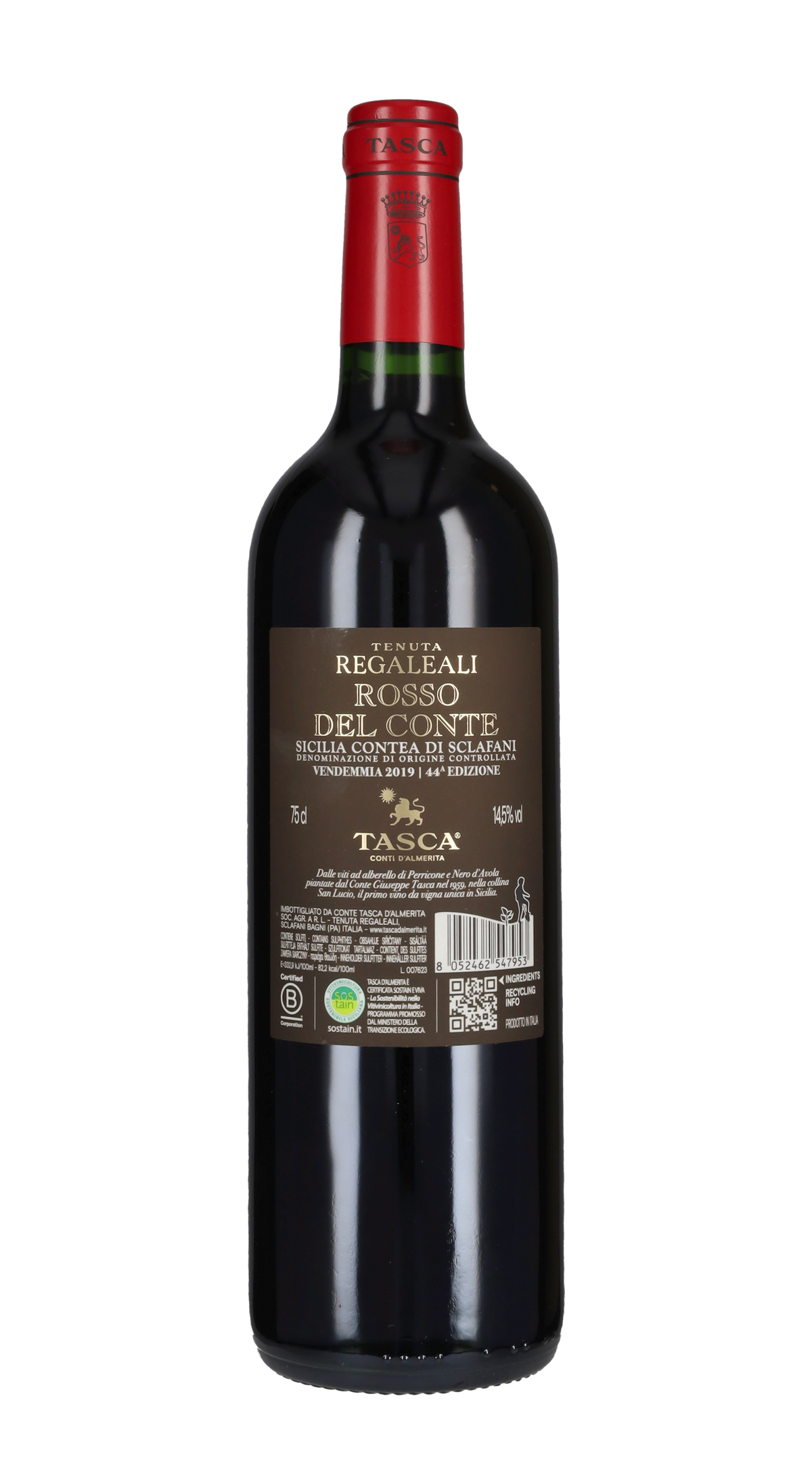 'Rosso del Conte' Tenuta Regaleali - Tasca d'Almerita 2019