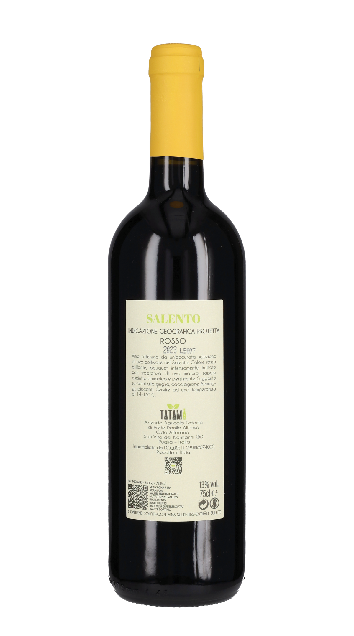 Salento Rosso 'Vitù' Tatamà 2024