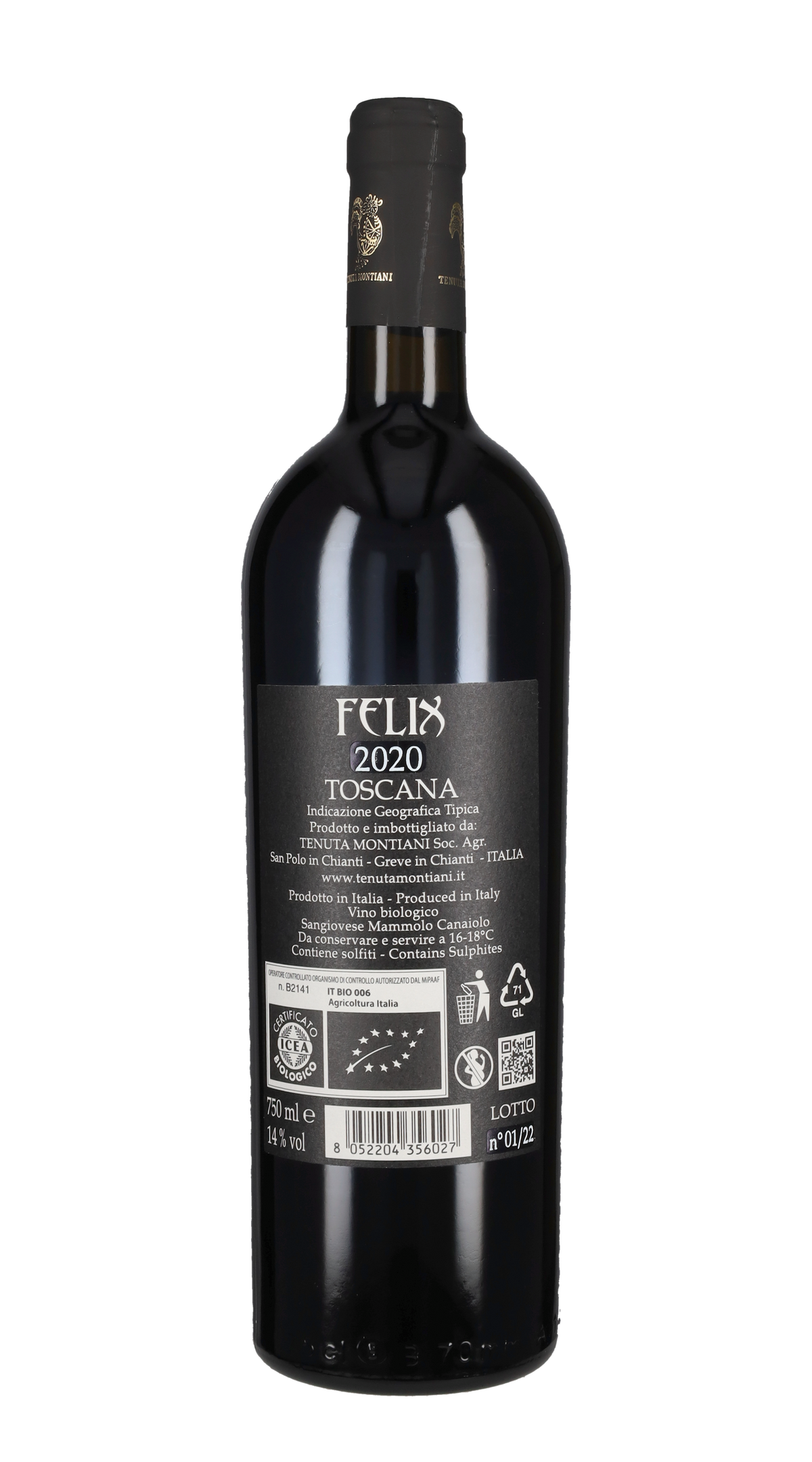 Rosso 'Felix' Tenuta Montiani 2020
