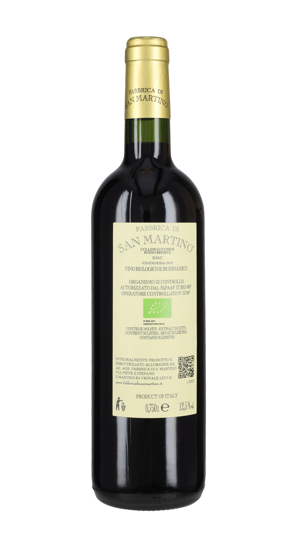 Rosso Riserva Fabbrica di San Martino 2019