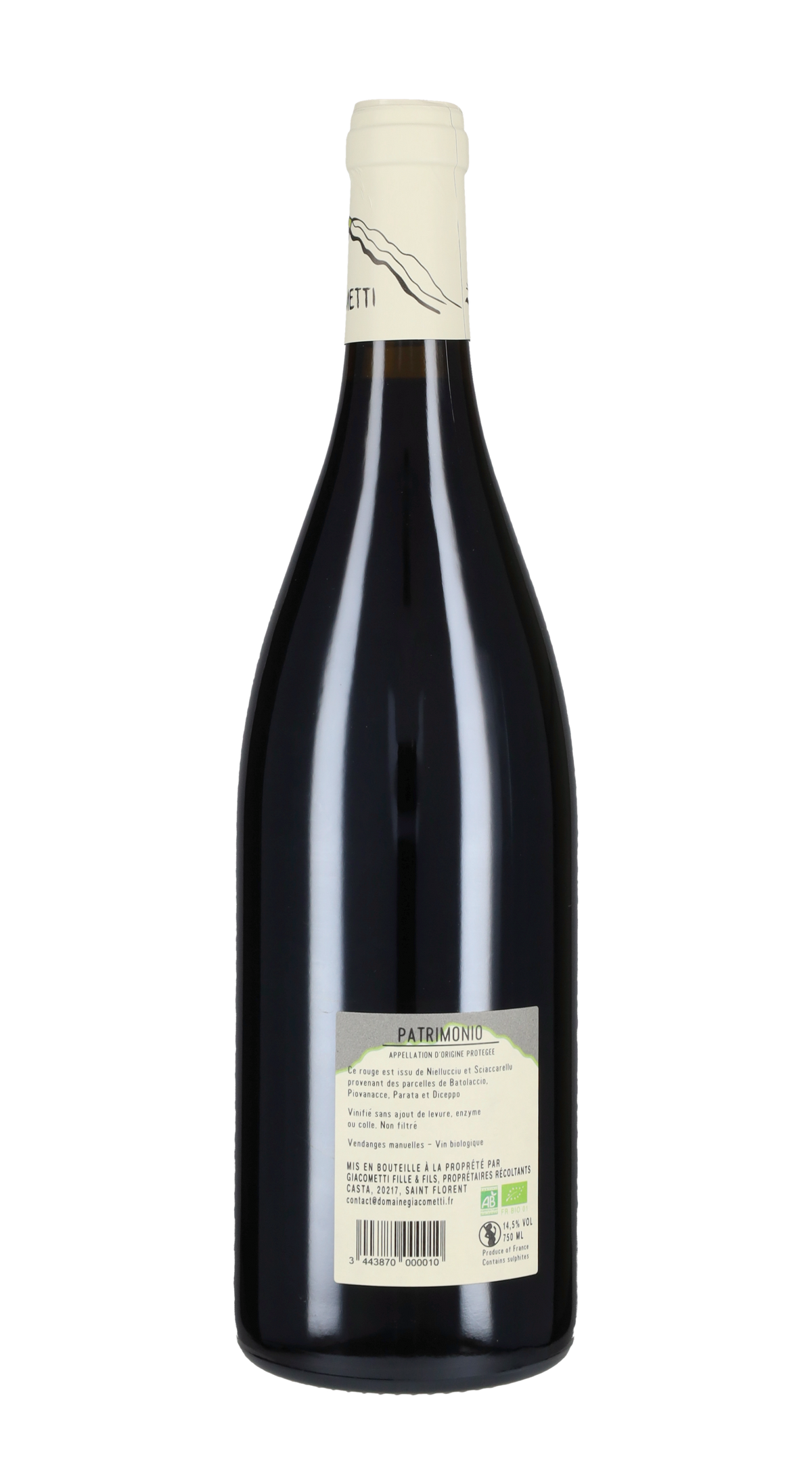 Rouge des Agriates Domaine Giacometti 2021