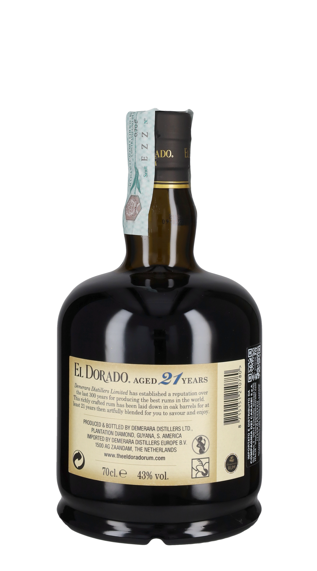 Rum Special Reserve El Dorado Demerara 21 Anni