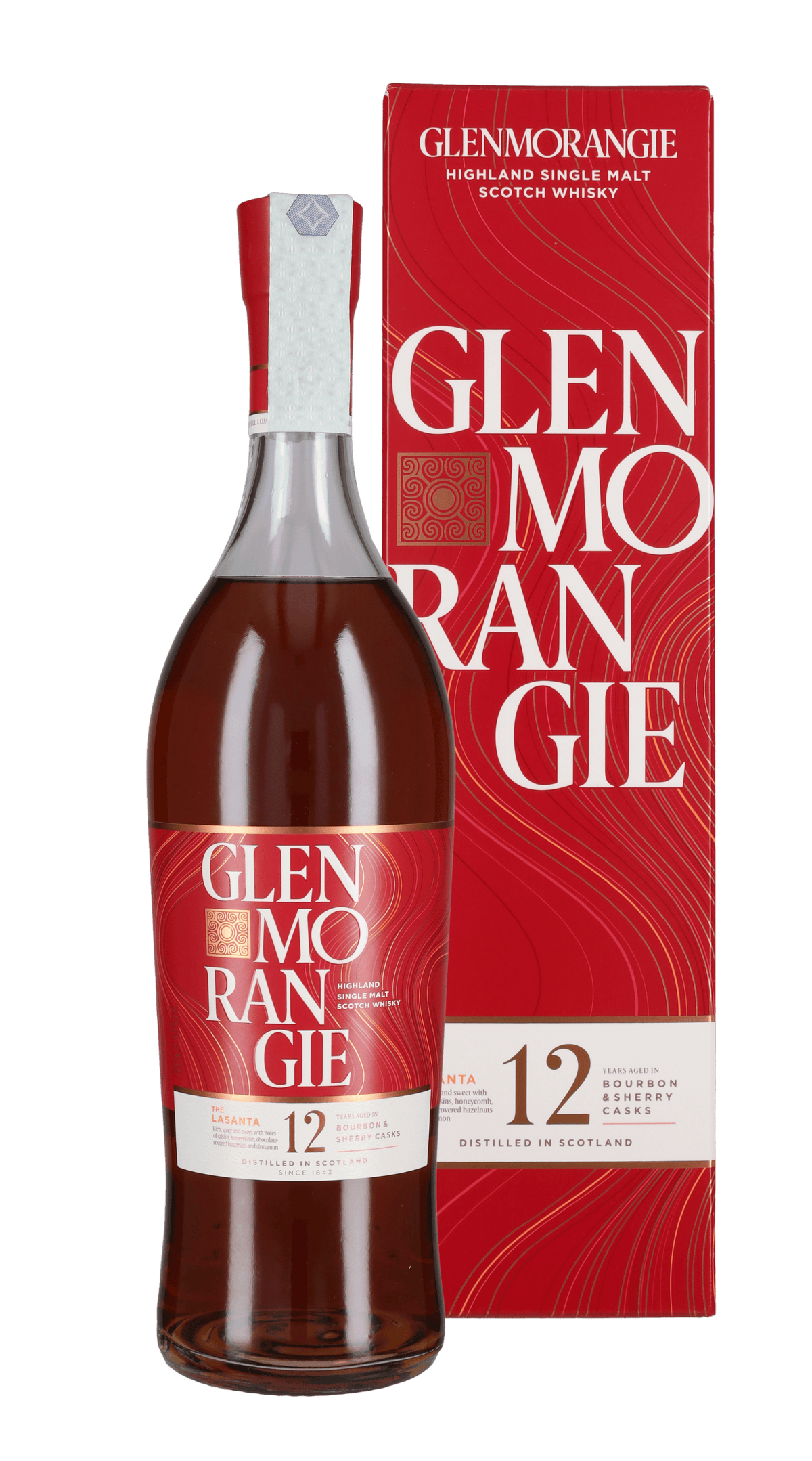 Whisky Single Malt Sherry Cask Finish 'Lasanta' Glenmorangie 12 Anni