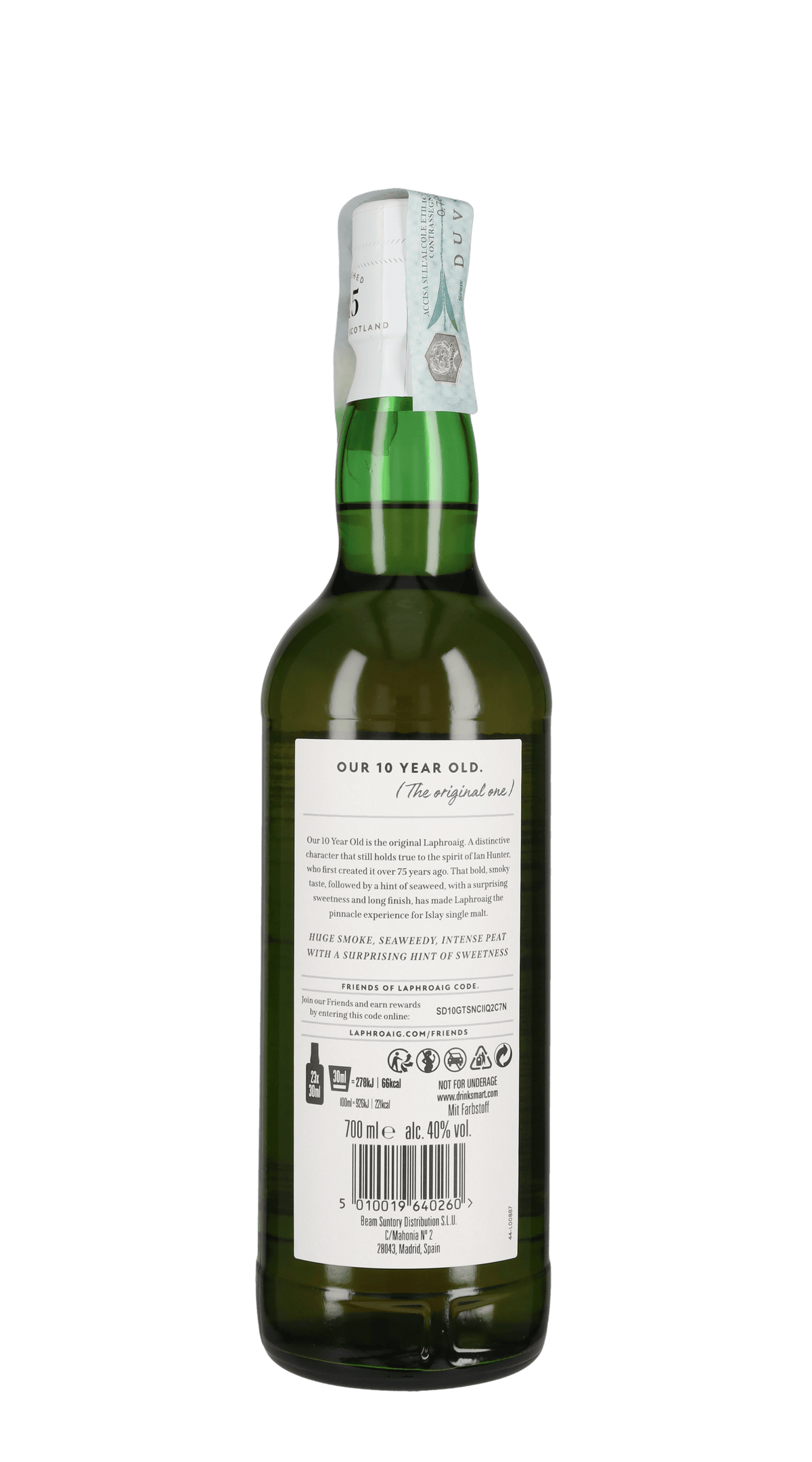 Whisky Single Malt Laphroaig 10 Anni (Confezione)