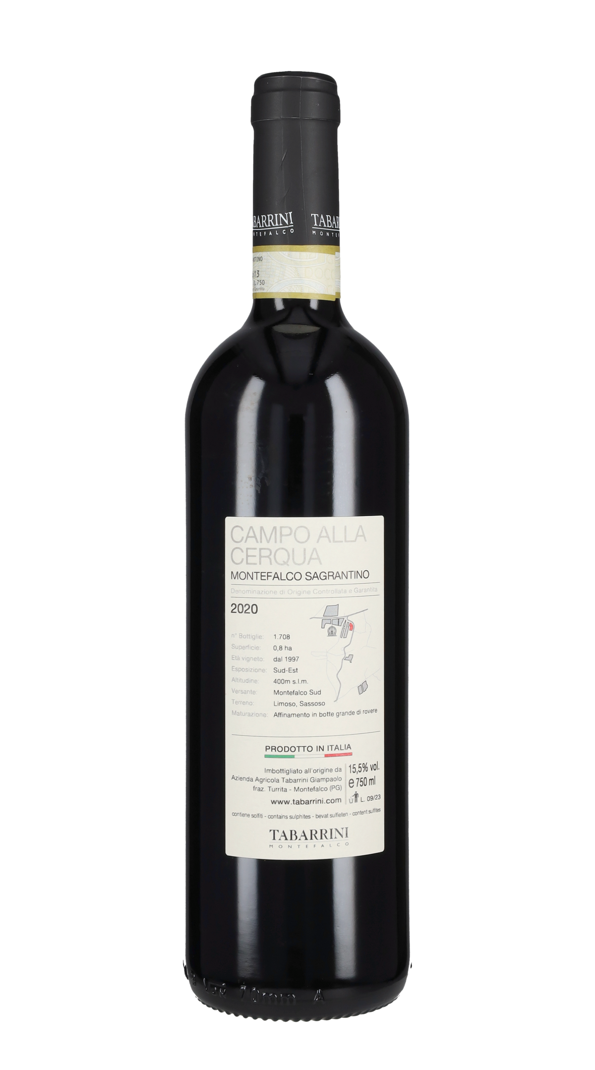 Sagrantino di Montefalco 'Campo alla Cerqua' Tabarrini 2020