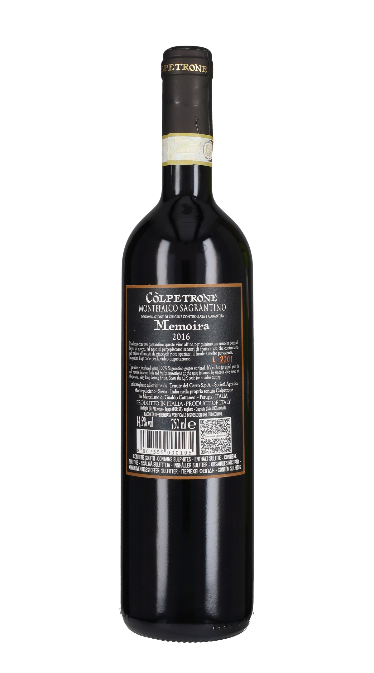 Sagrantino di Montefalco 'Memoira' Colpetrone 2017