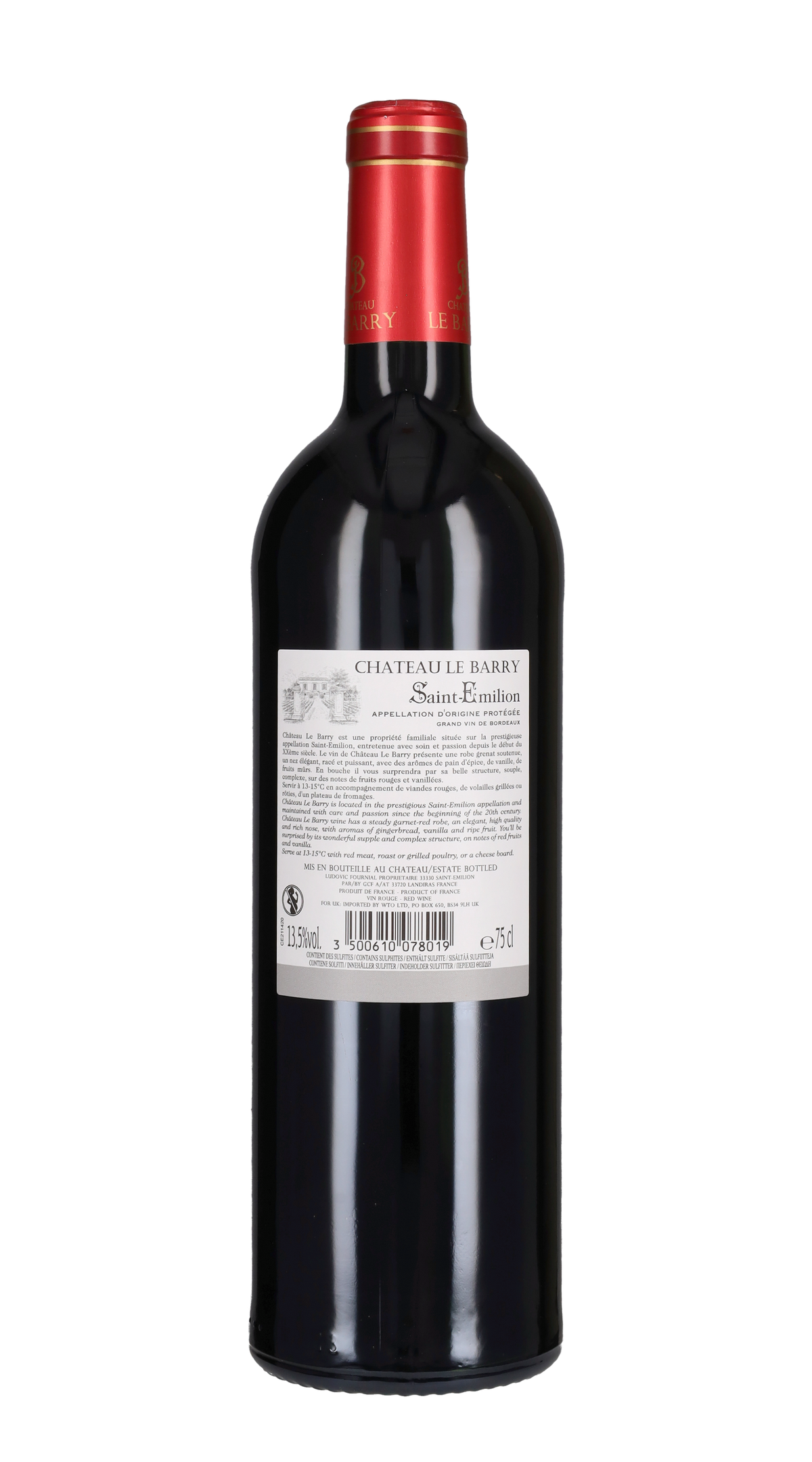 Saint-Emilion Chateau Le Barry 2022