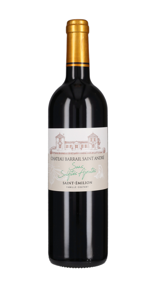 Saint-Emilion 'Sulfite Free' Chateau Barrail Saint André 2021