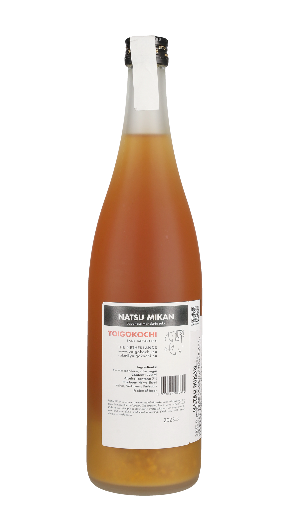 Sake Natsumikan Heiwa - 72cl