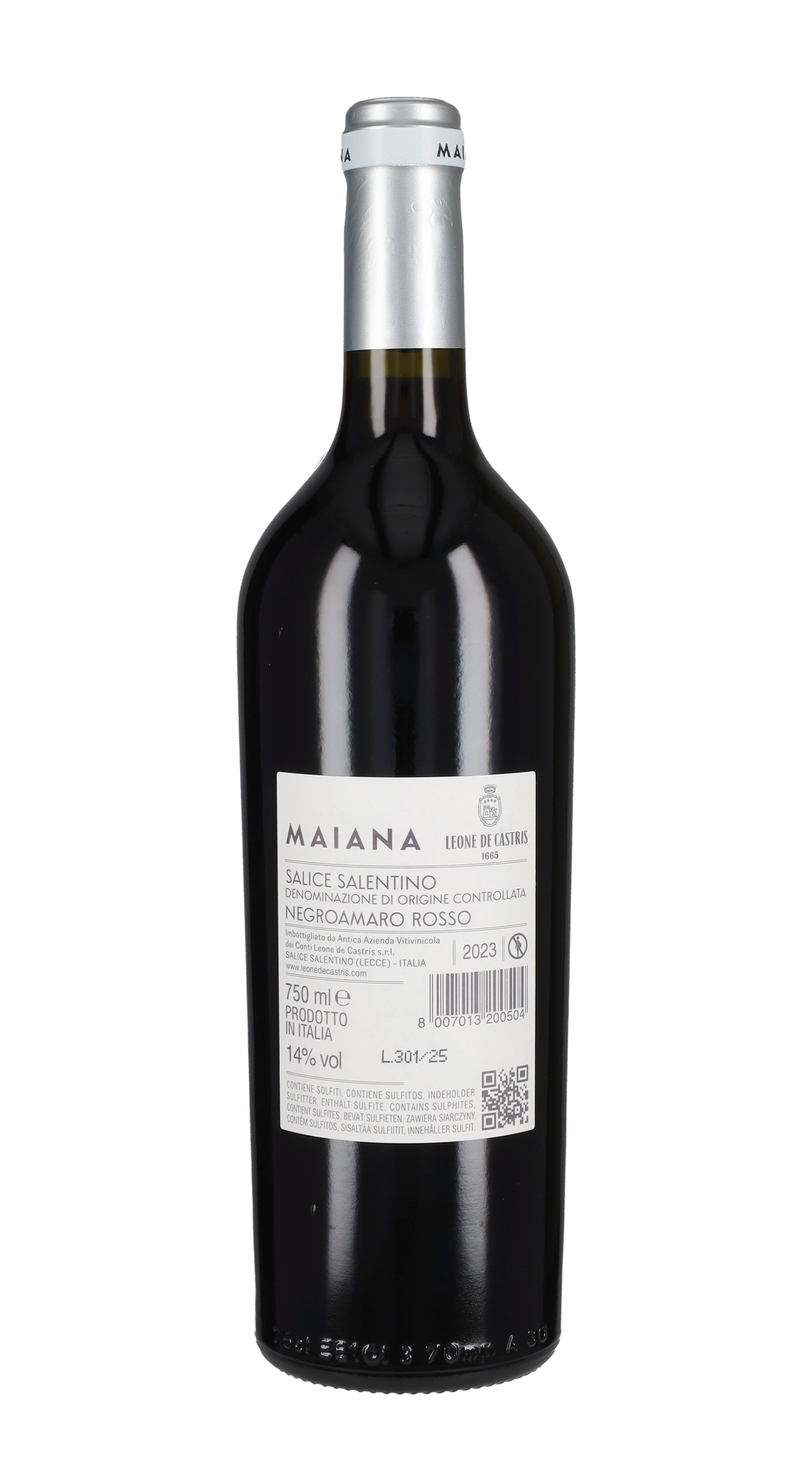 Salice Salentino 'Maiana' Leone de Castris 2023