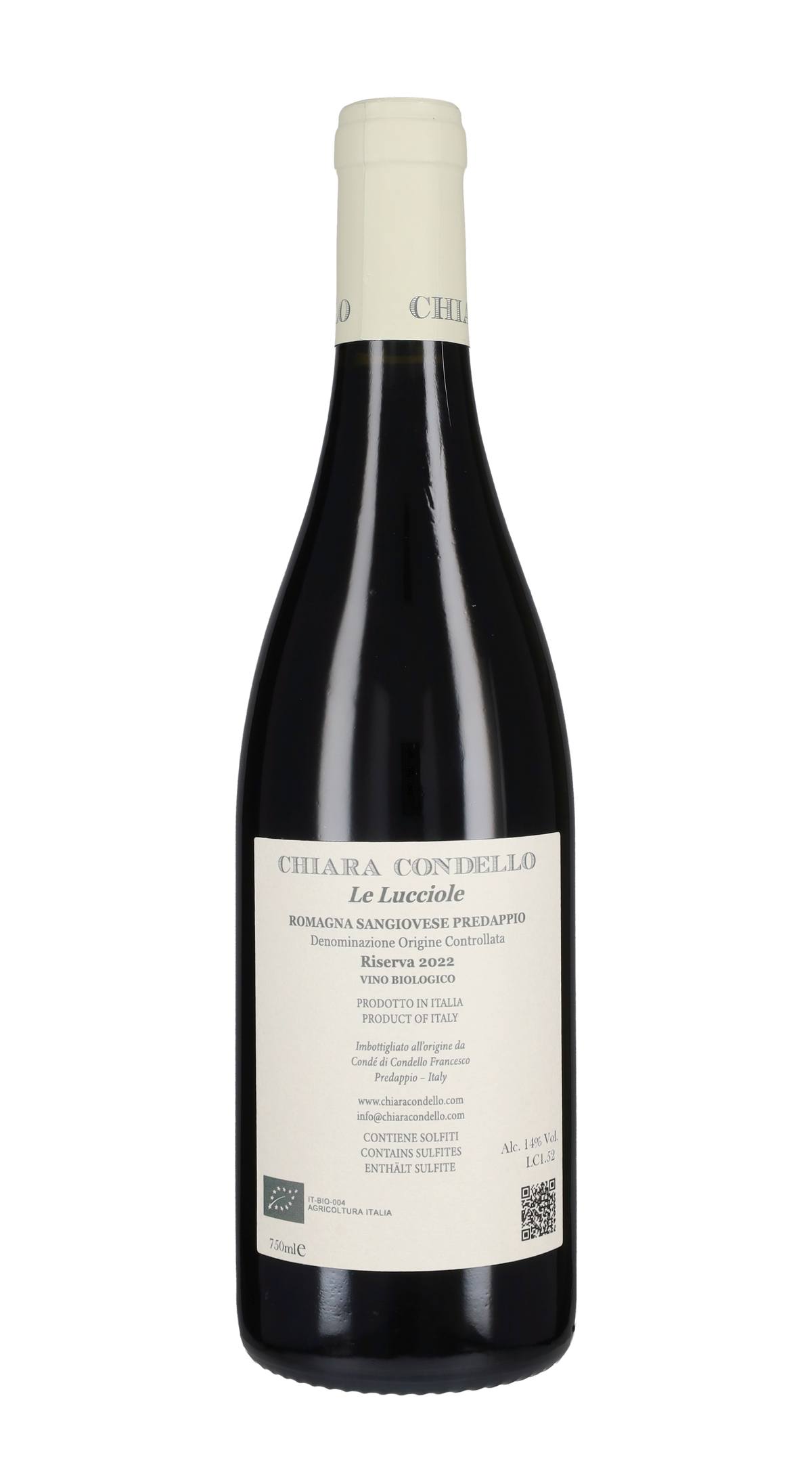 Sangiovese di Romagna Riserva 'Le Lucciole' Chiara Condello 2022