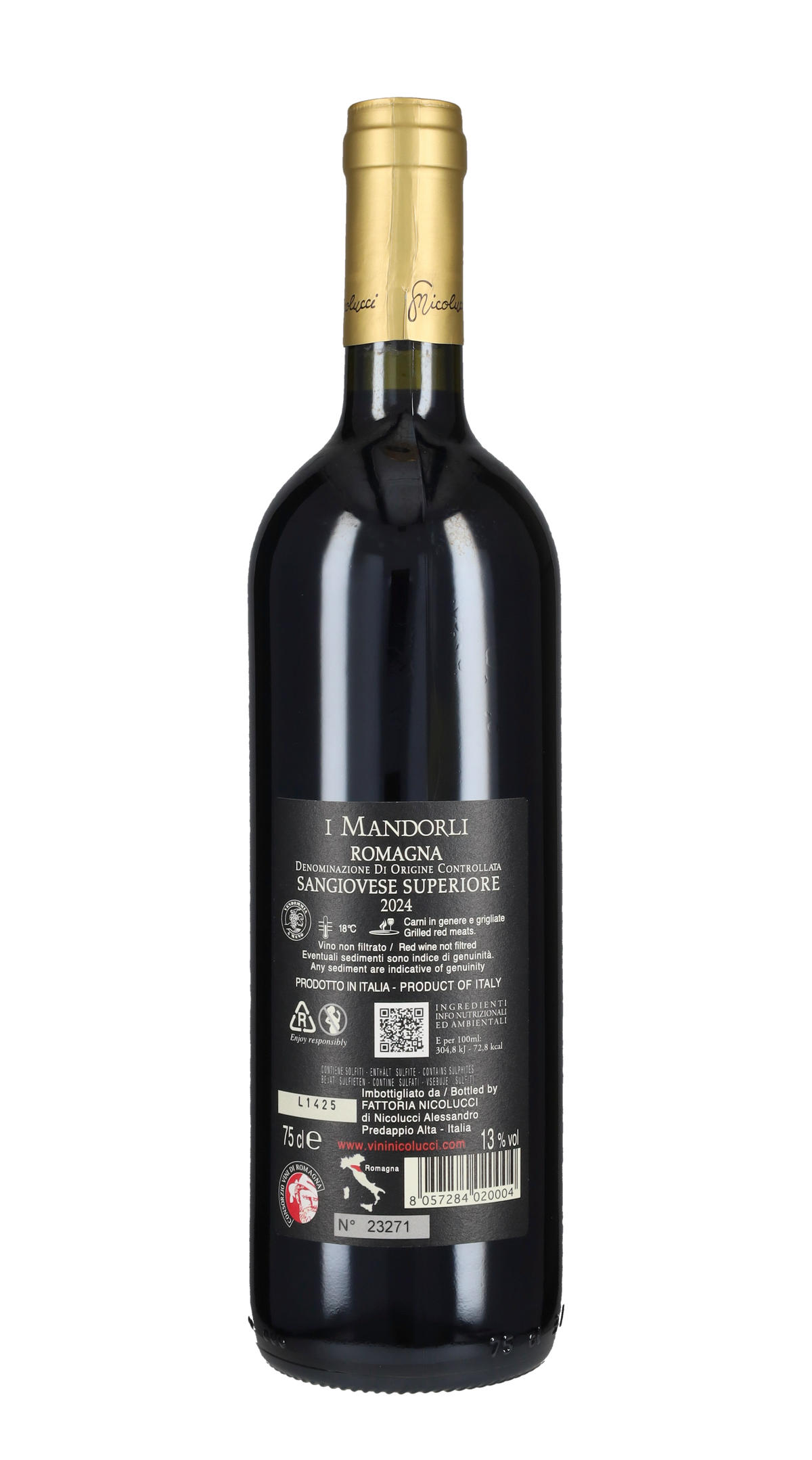 Sangiovese di Romagna Superiore 'I Mandorli' Nicolucci 2024