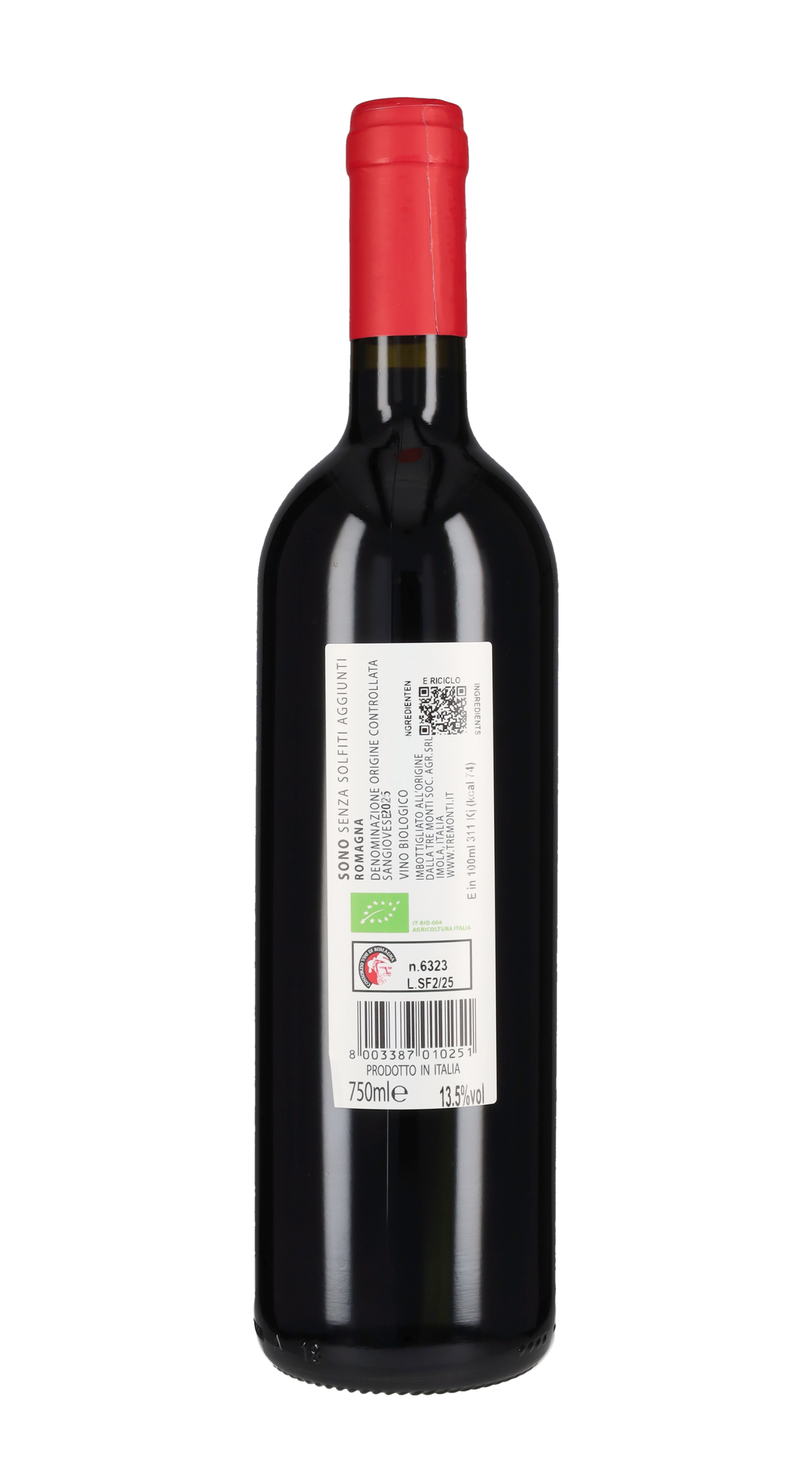 Sangiovese di Romagna Superiore 'Sono' Tre Monti 2025