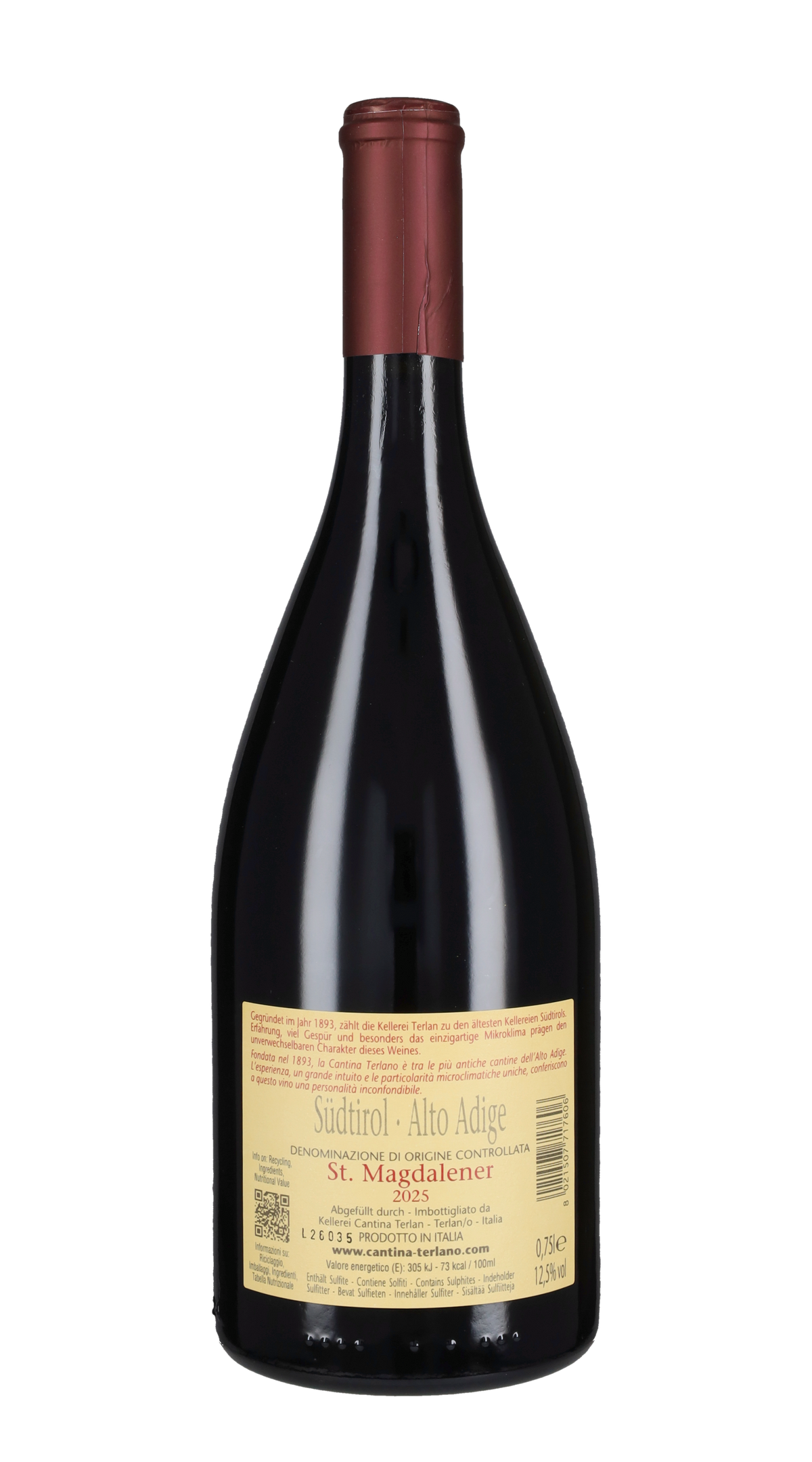 Santa Maddalena Cantina Terlano 2025