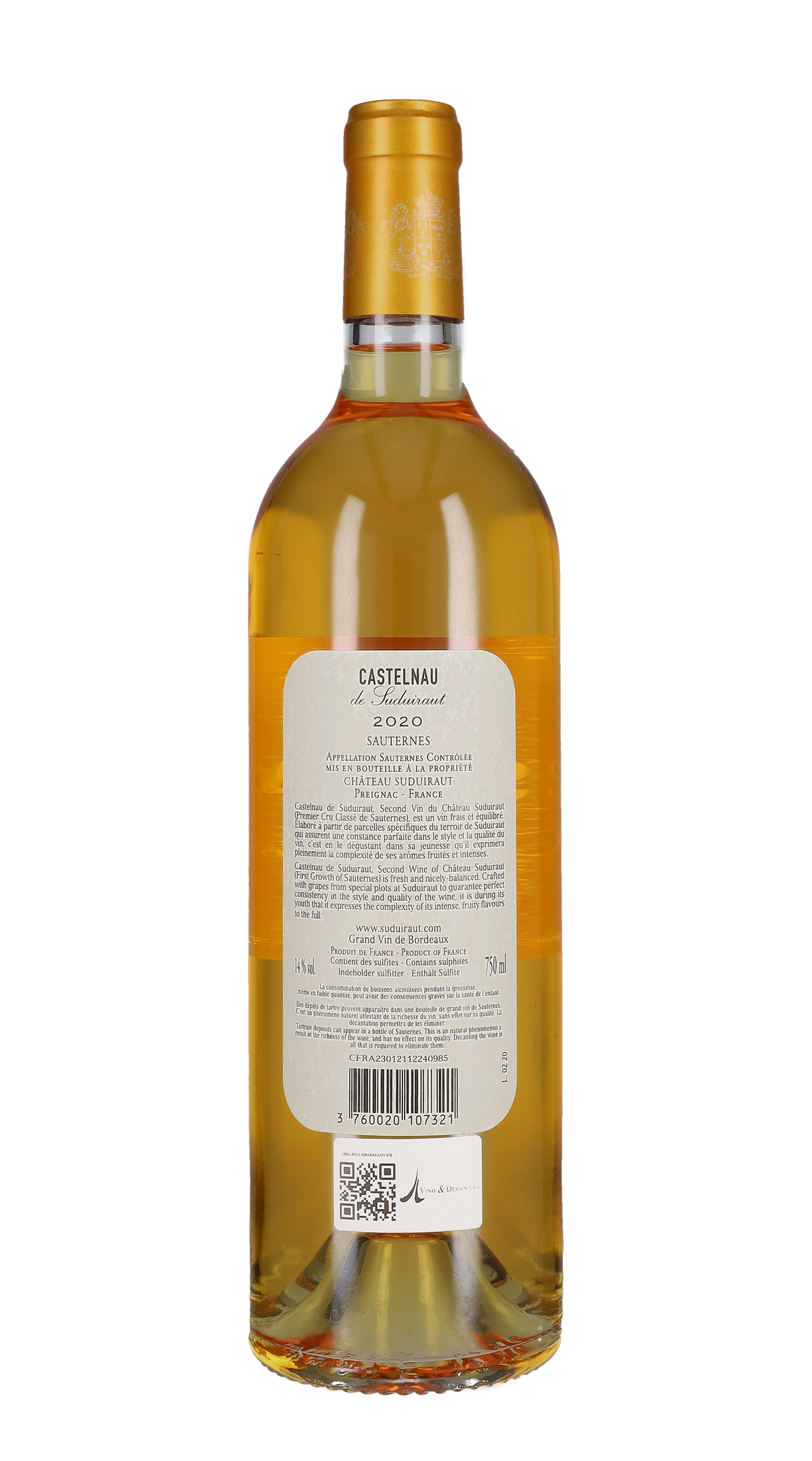 Sauternes 'Castelnau' Chateau Suduiraut 2020 - 75 cl