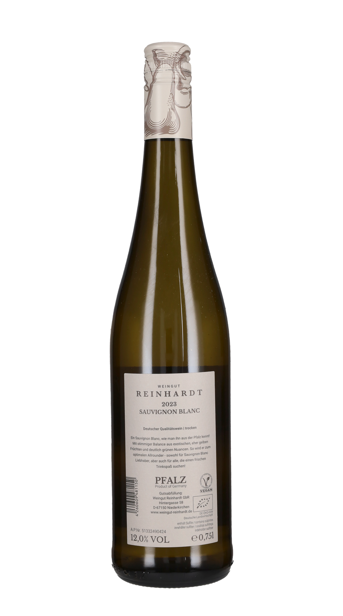 Sauvignon Blanc Gutswein Weingut Reinhardt 2023