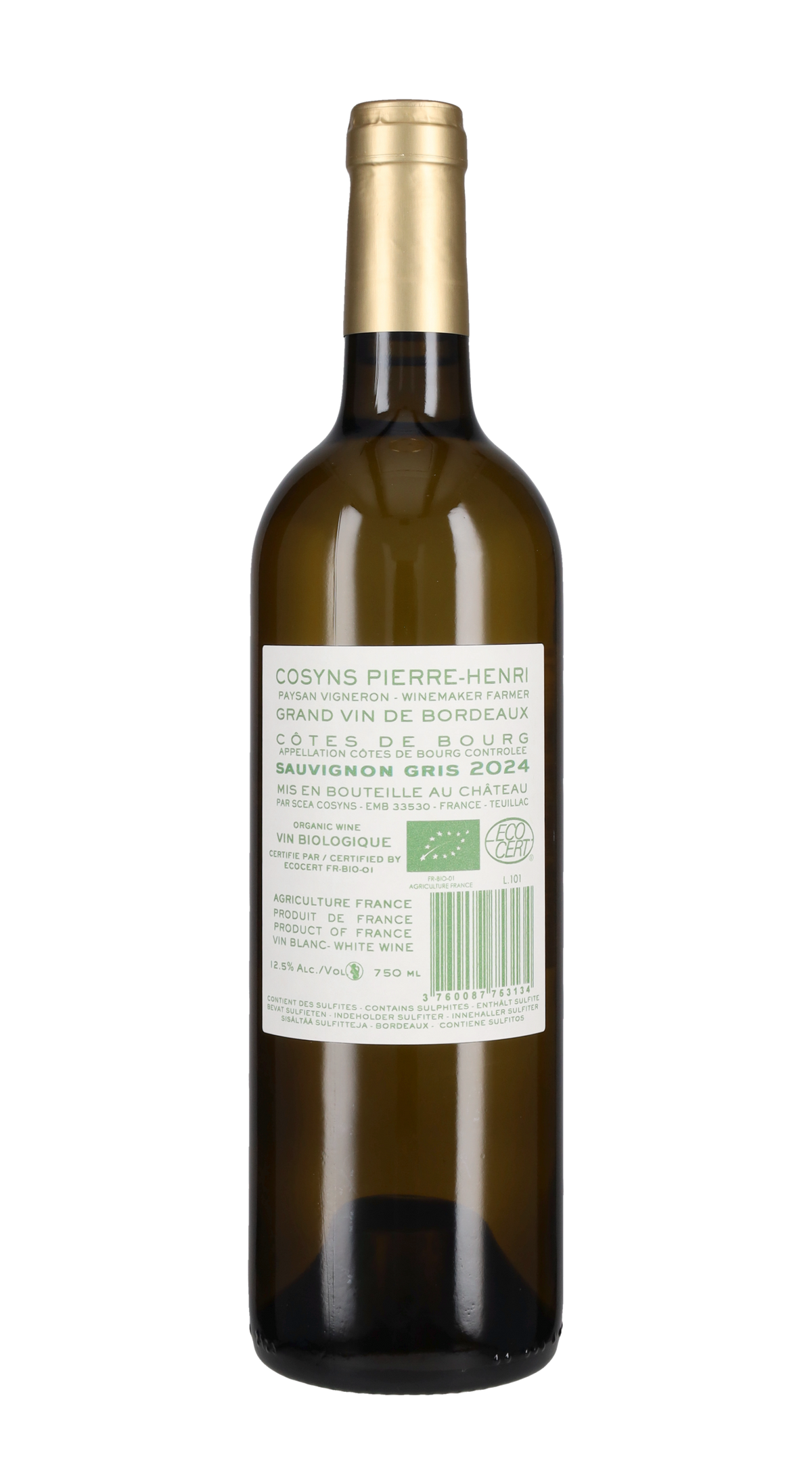 Sauvignon Gris Château Grand Launay 2024