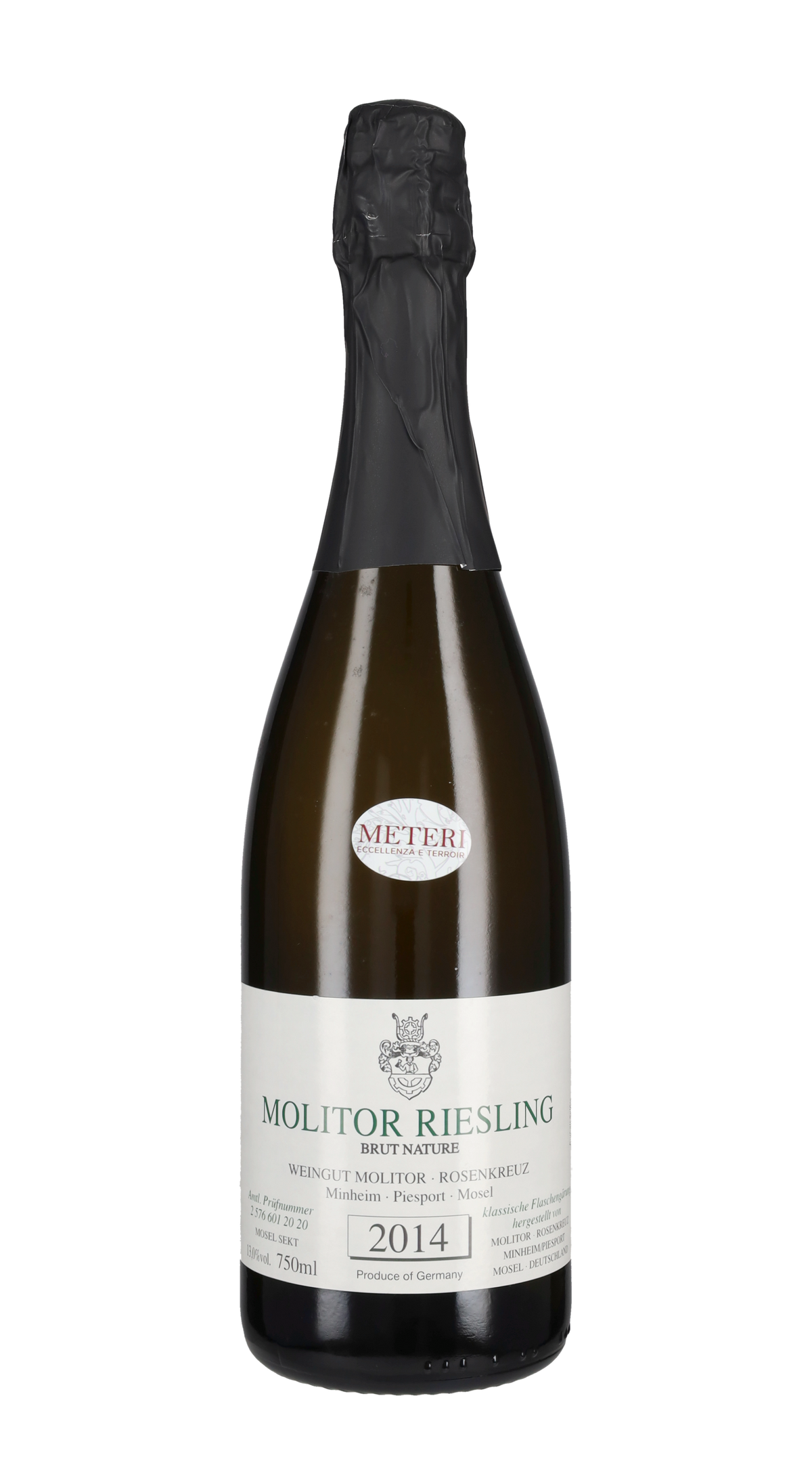 Sekt Brut Nature Molitor Rosenkreuz 2014