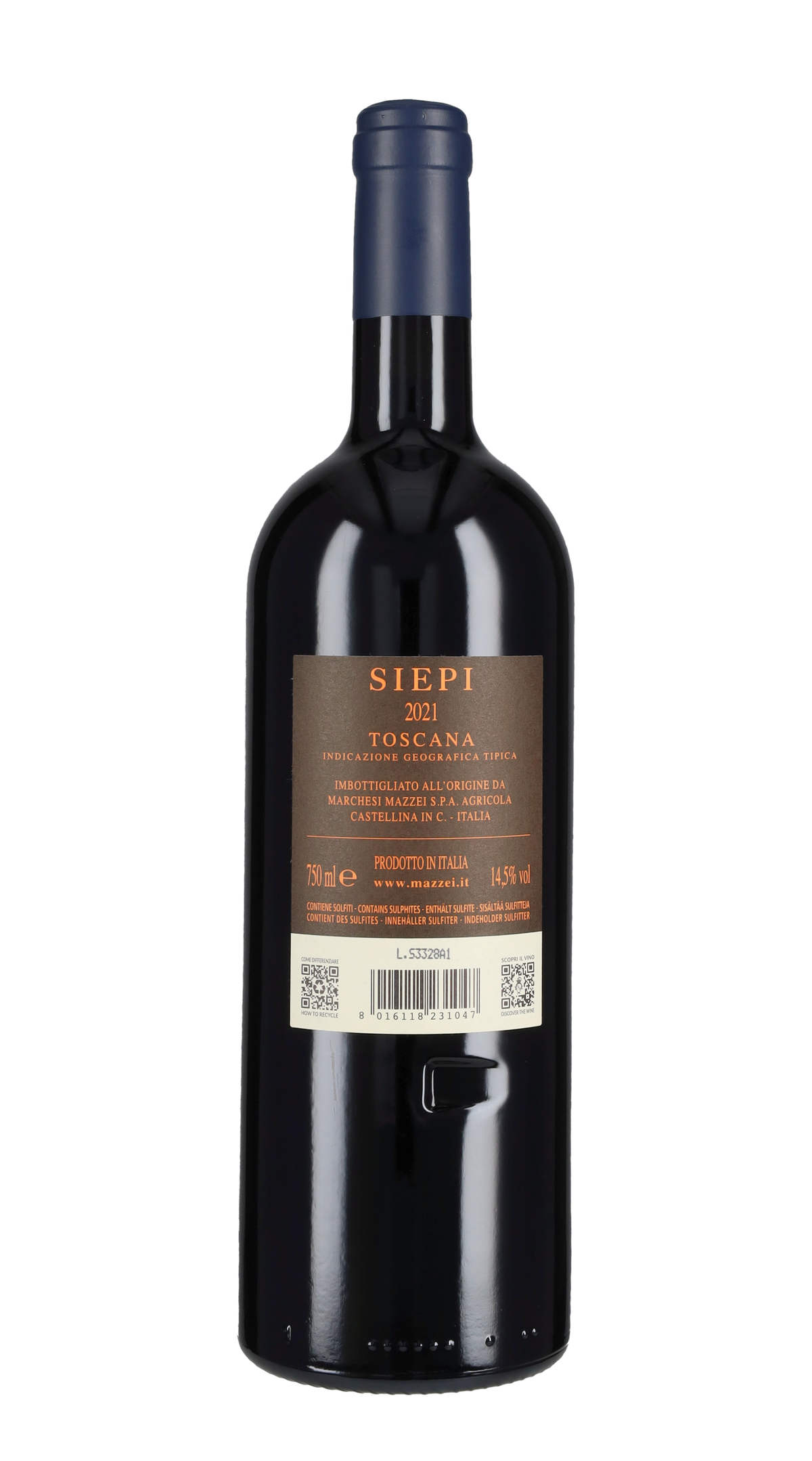 Siepi Castello di Fonterutoli - Mazzei 2021