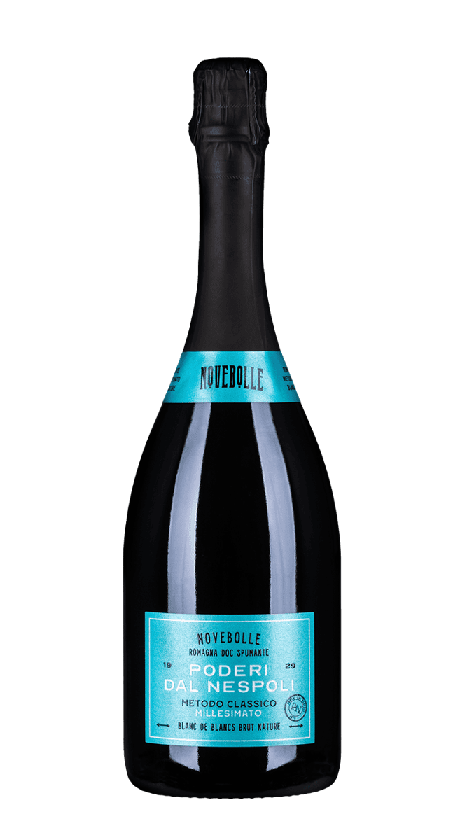 Spumante Metodo Classico Brut Nature Blanc de Blancs 'Nove Bolle' Poderi dal Nespoli 2020