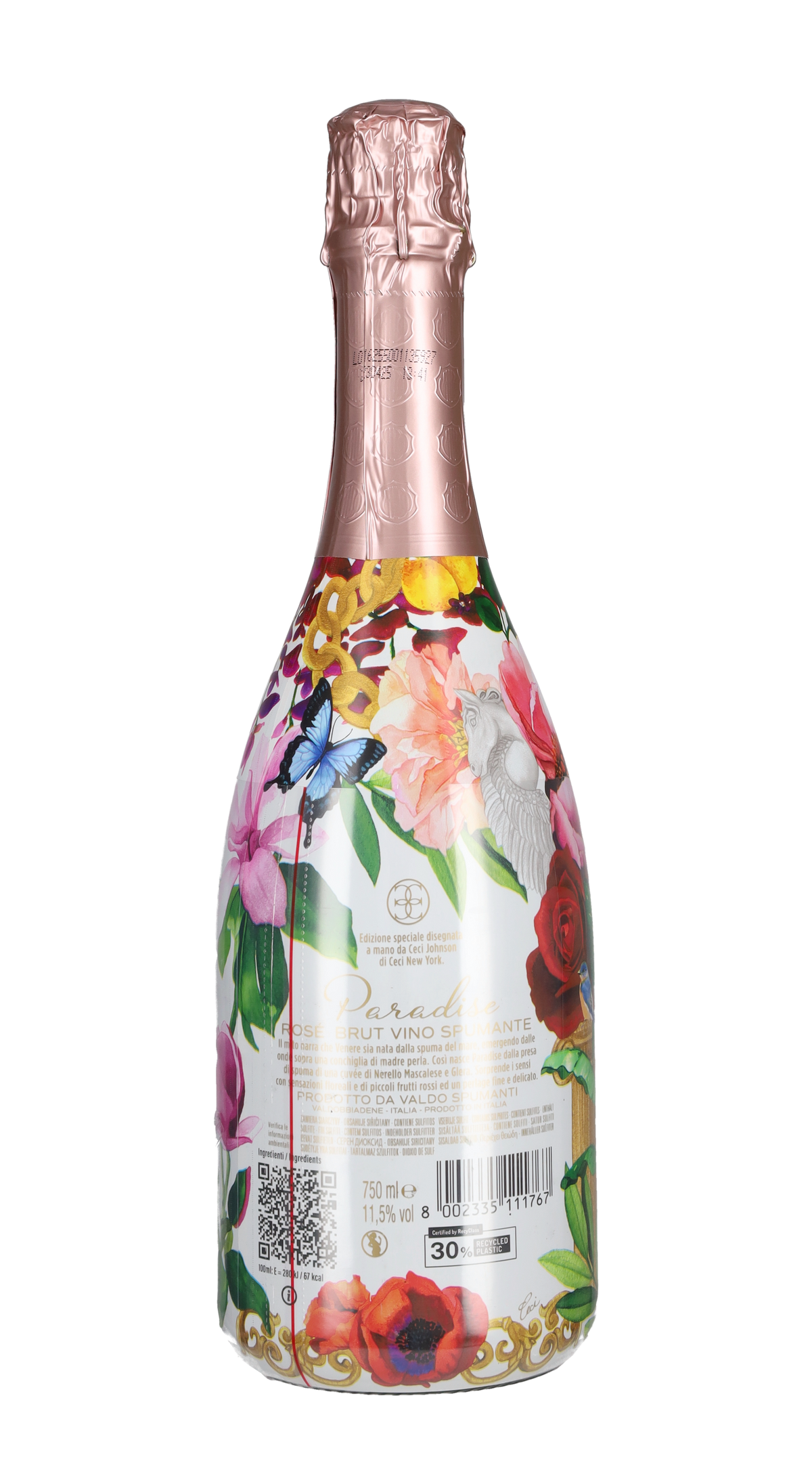 Spumante Charmat Rosé 'Paradise Edition' Valdo