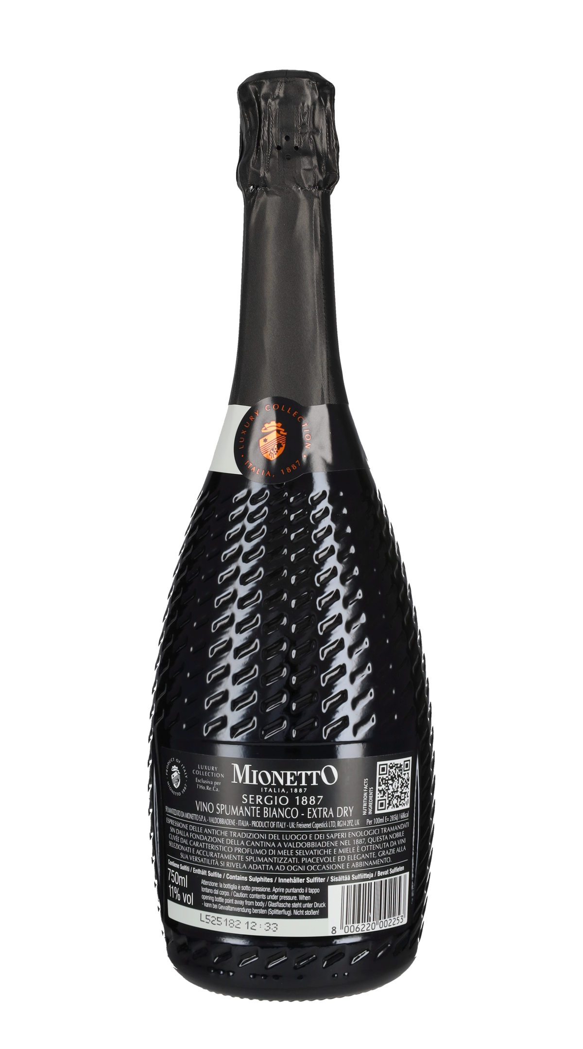 Spumante Extra Dry 'Cuvée Sergio 1887' Luxury Mionetto